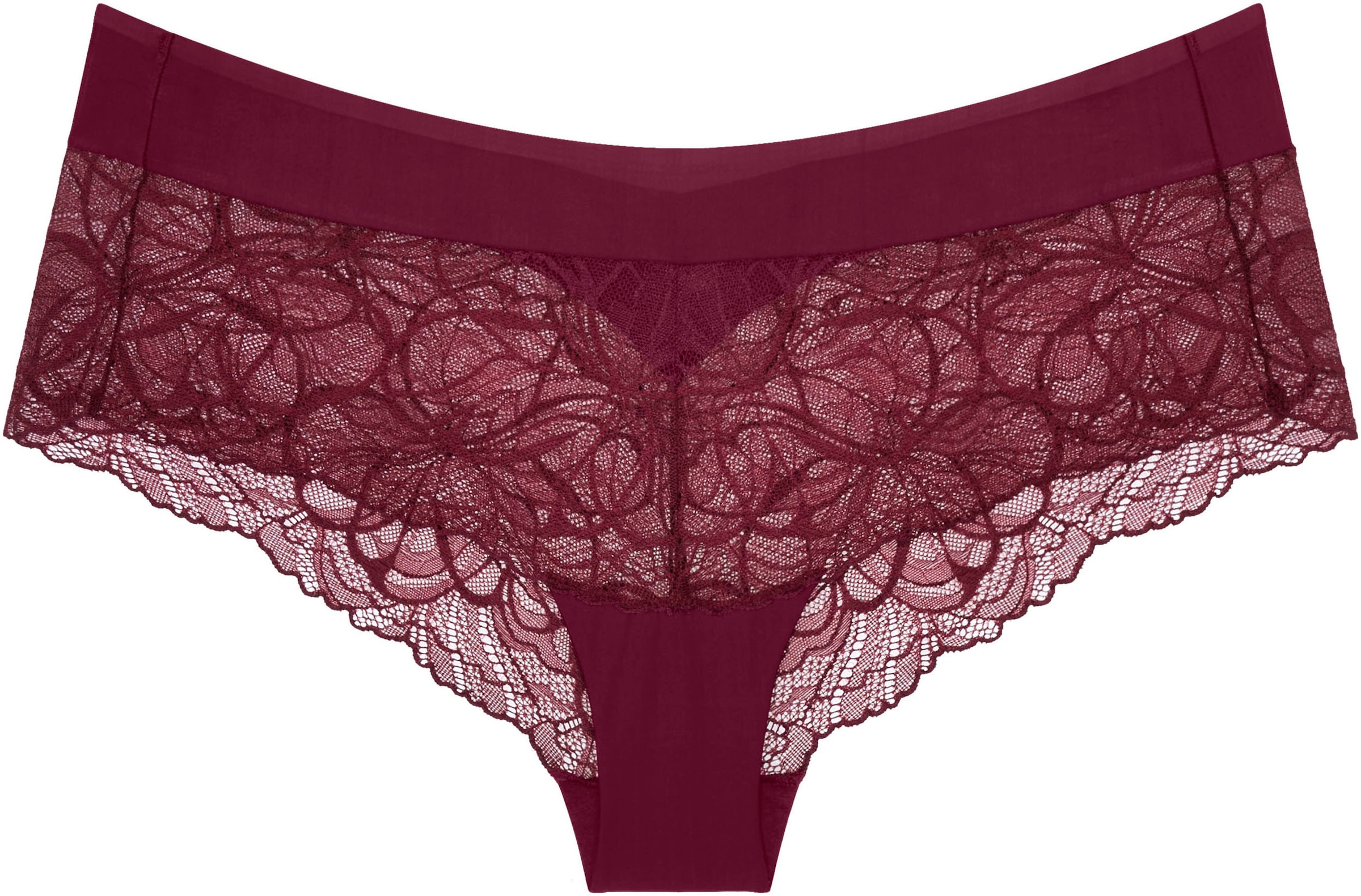 Triumph Panty »Body Make-Up Illusion Lace«, florale Stretch-Spitze, glatter Bund, Mikrofaser, nahtlos