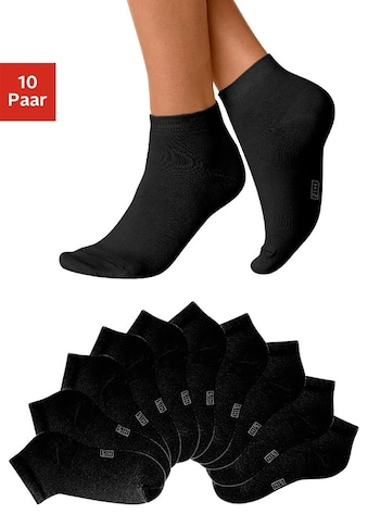 Kurzsocken, (Set, 10 Paar)