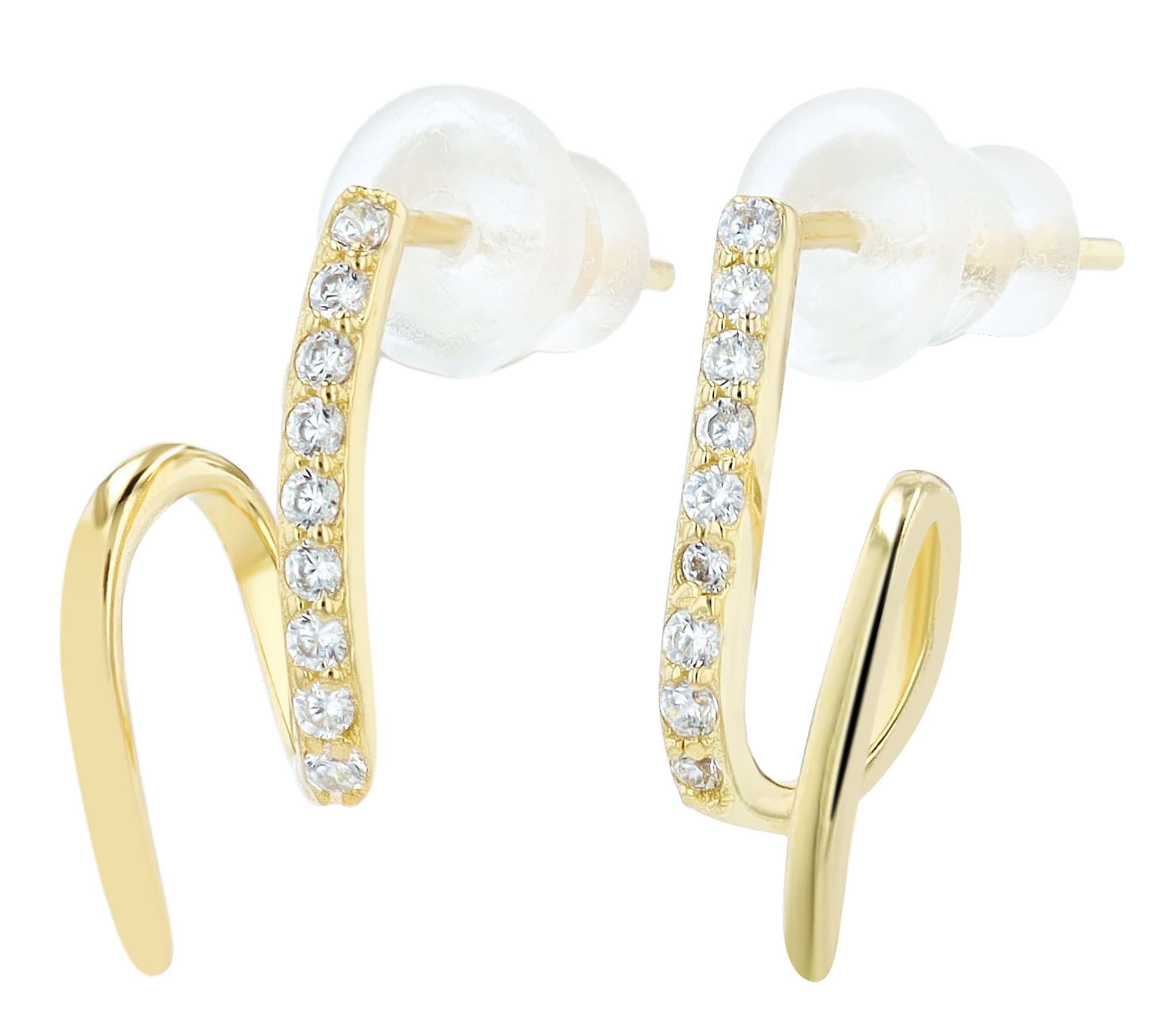 Adelia´s Paar Ohrstecker »Damen Ohrringe ¿ Ohrstecker aus 925 Silber mit Zirkonia«