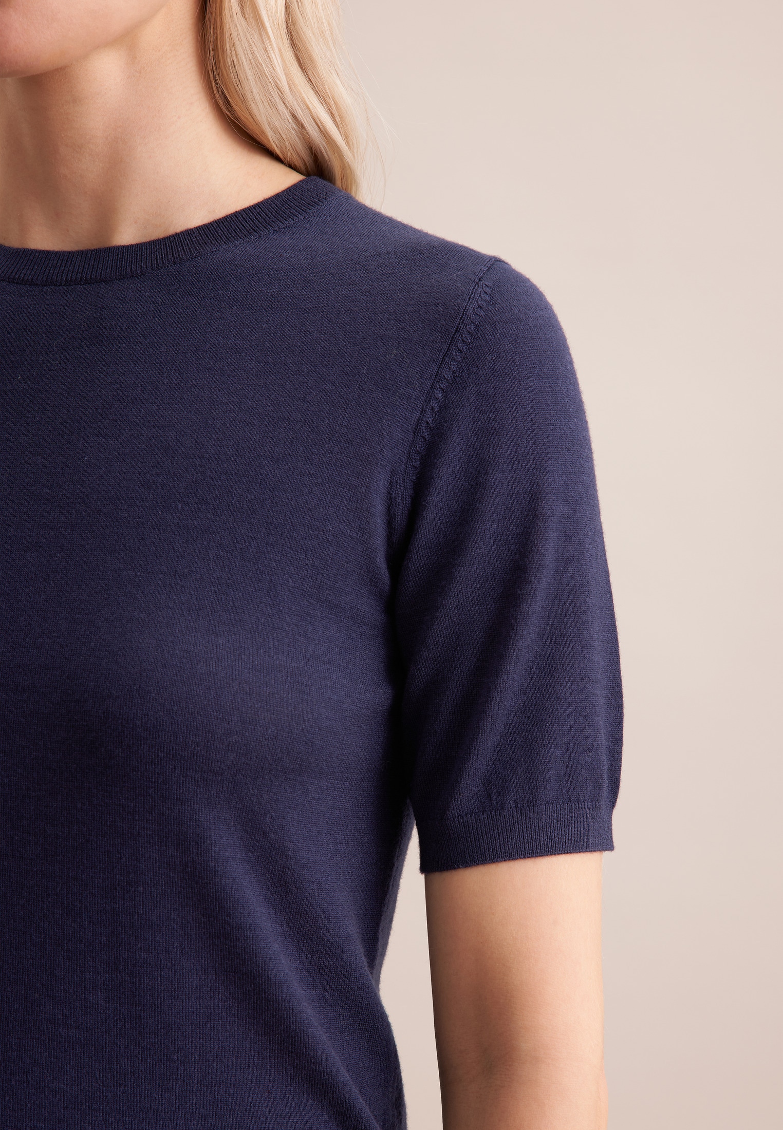 seidensticker Strickpullover »Schwarze Rose«, 1/2 Rundhals