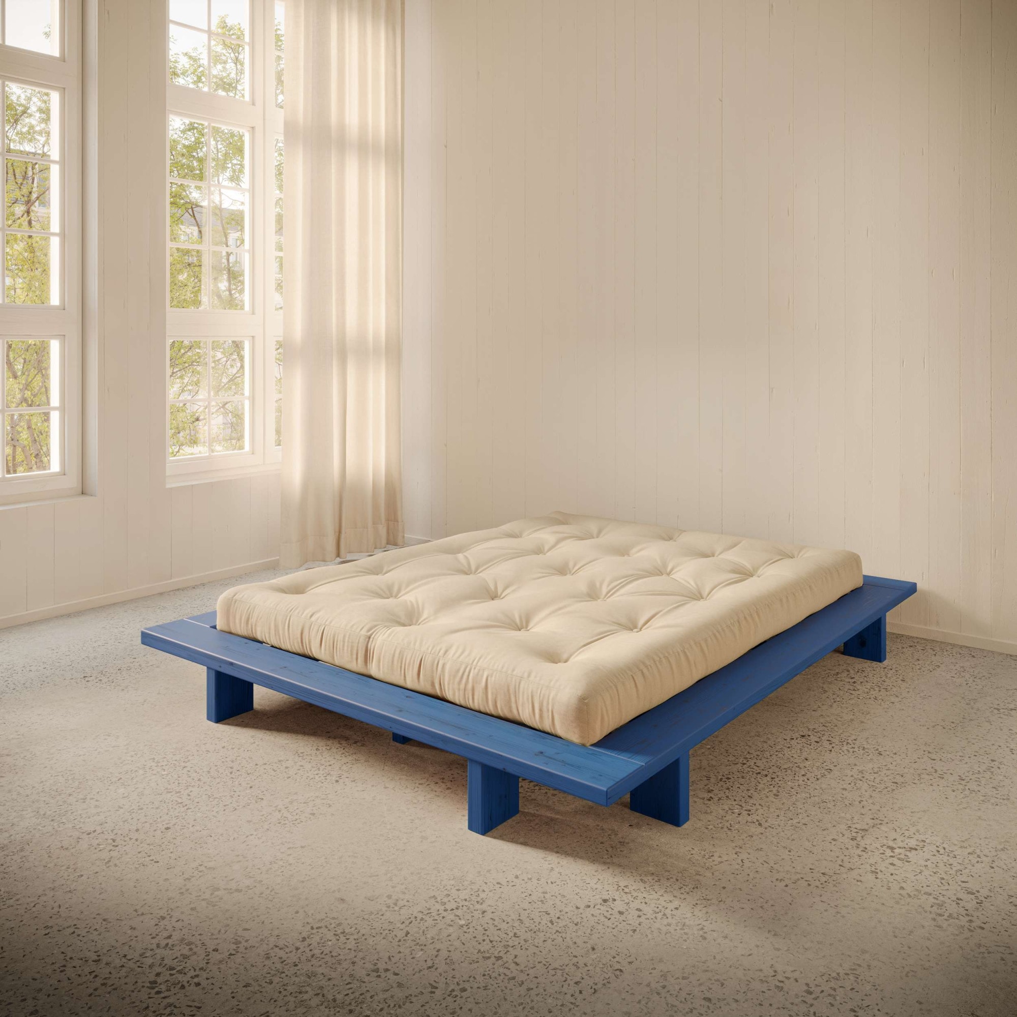 Karup Design Bettgestell »Bettgestell JAPAN BED Futonbett aus FSC®-zertifiziertem Massivholz« Mit Lattenrost,  zeitlos, bequem & in mehreren Farben und Größen erhältlich
