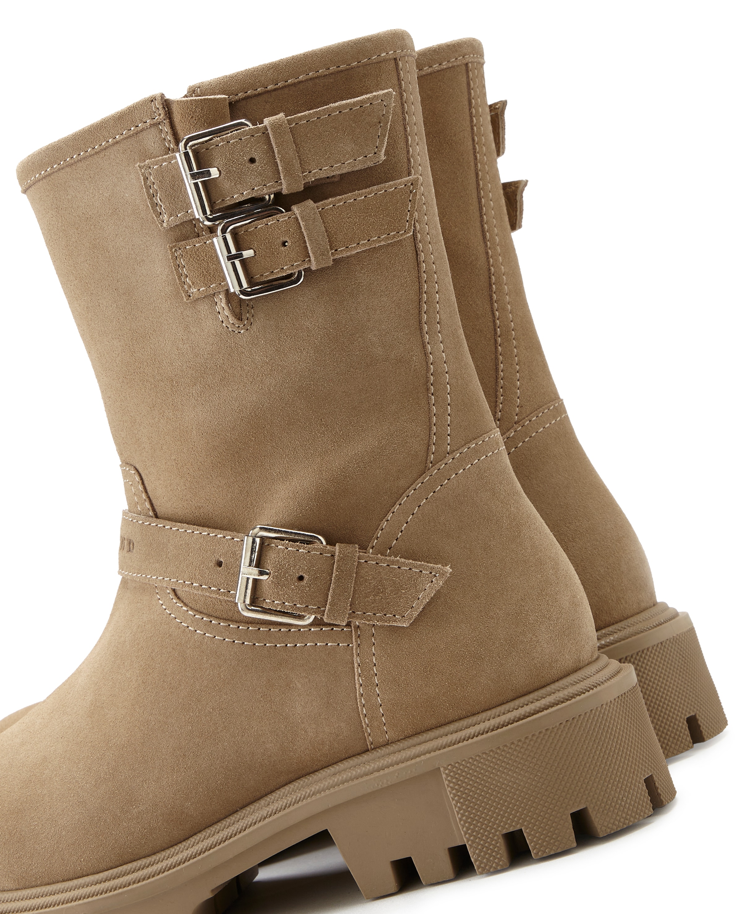 Elbsand Stiefelette »Stiefel, Boots, Bikerboots, Lederstiefelette, Lederboots«  aus Leder mit trendigen Zierschnallen