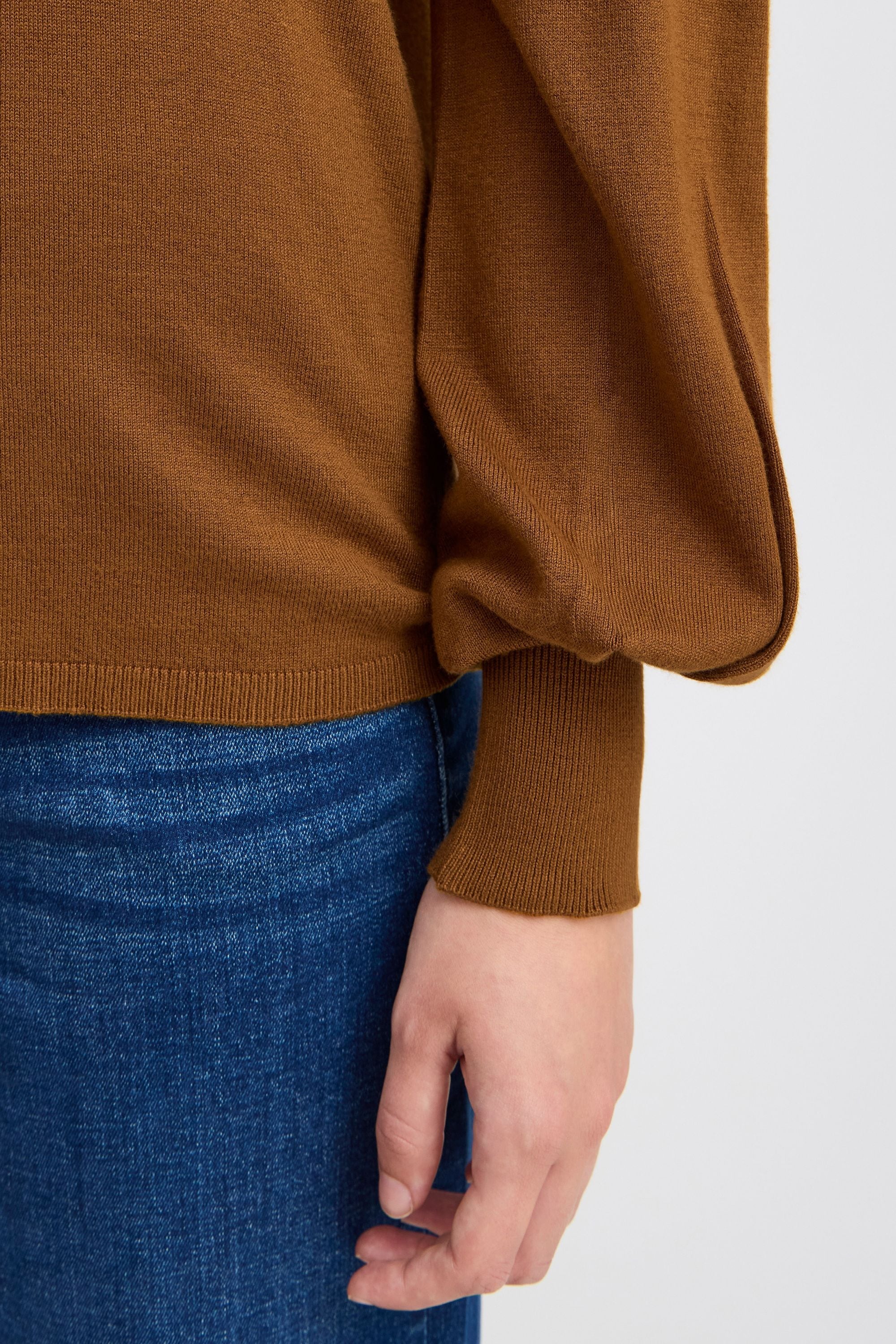Ichi Strickfleece-Pullover »Strickpullover IHMAFA TURTLE LS«