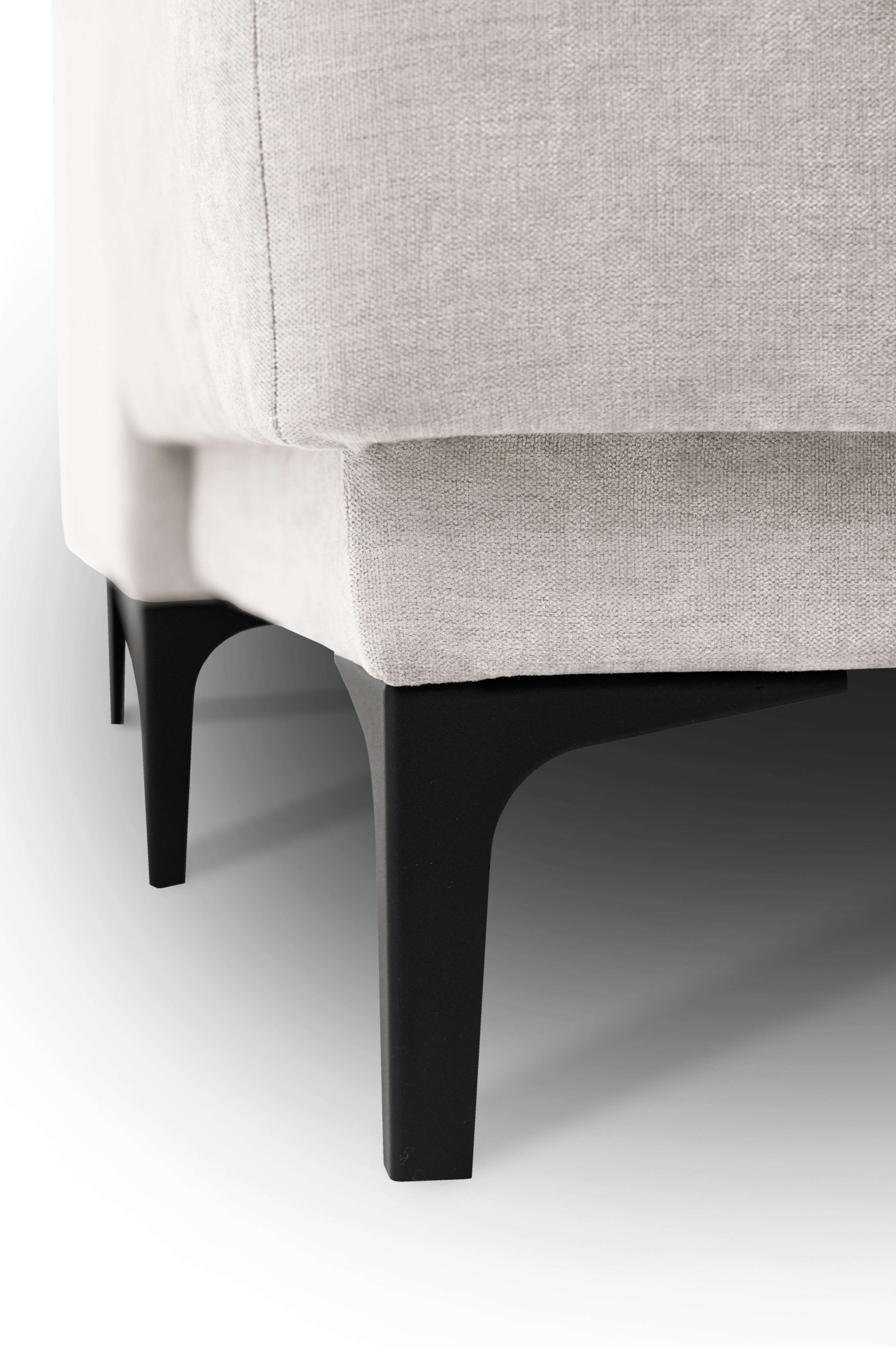 OTTO home Wohnlandschaft »OLAND U-Form, XXL, B: 342 cm, Skandi-Design« Skandi-Design in Struktur, Flachgewebe, Luxus-Microfaser, Boucle