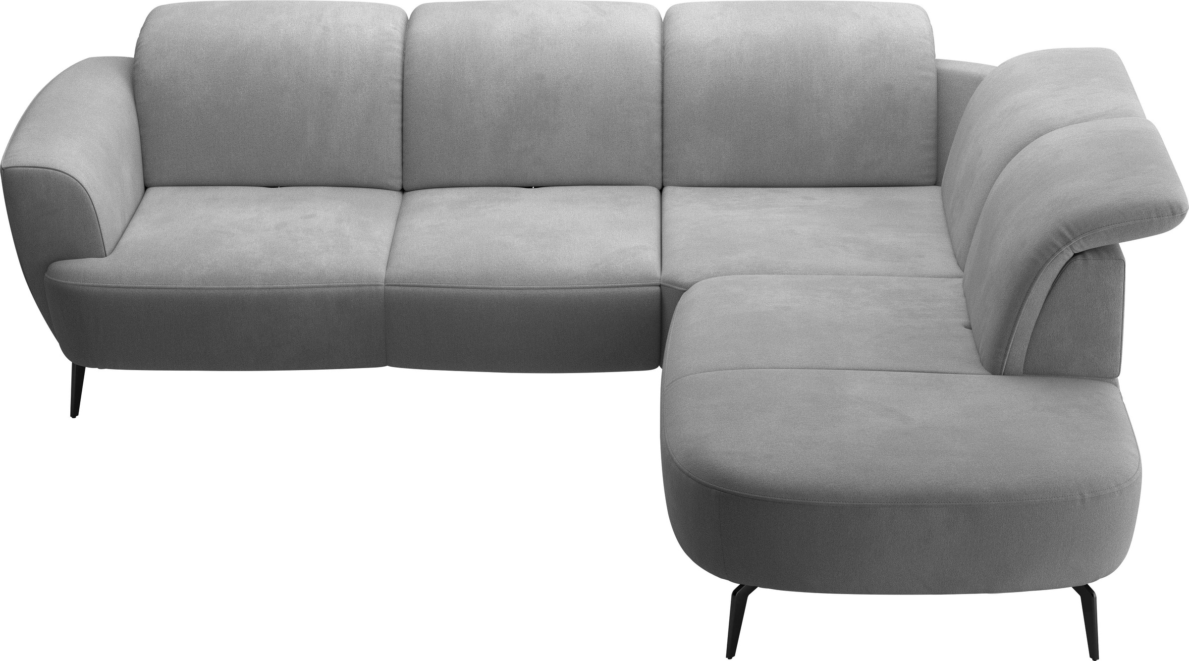 sit&more Ecksofa »Zoe«, ink.Sitztiefenverstellung, wahlweise mit Kopfteilverstellung