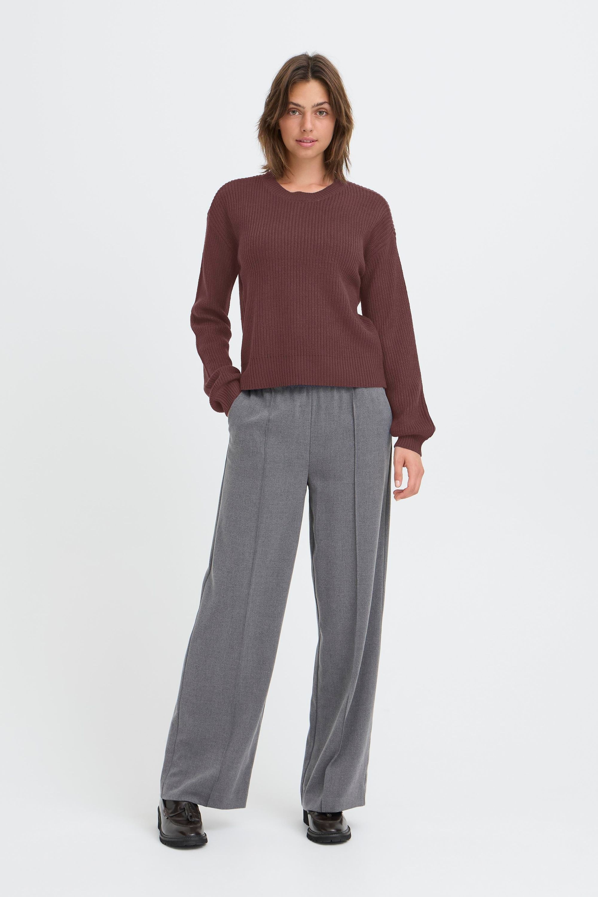 OXMO Strickfleece-Pullover »Strickpullover OXKimni«