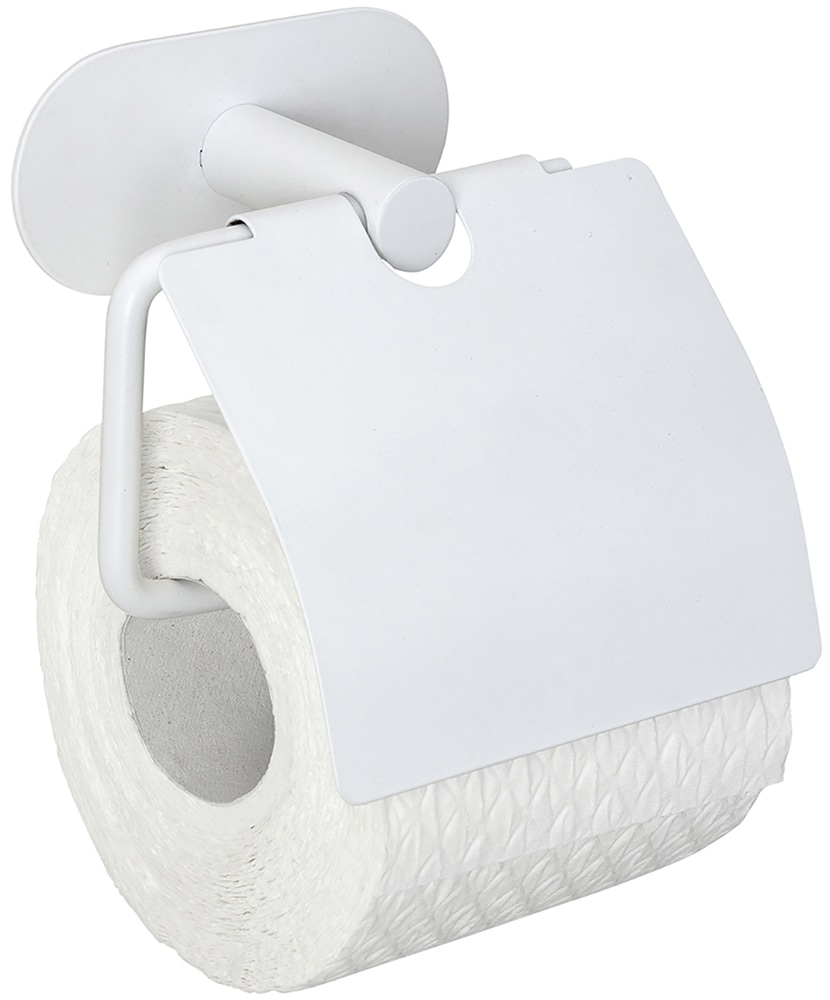 Toilettenpapierhalter »Turbo-Loc® Modell Orea«, mit Deckel, Edelstahl, Befestigen ohne...