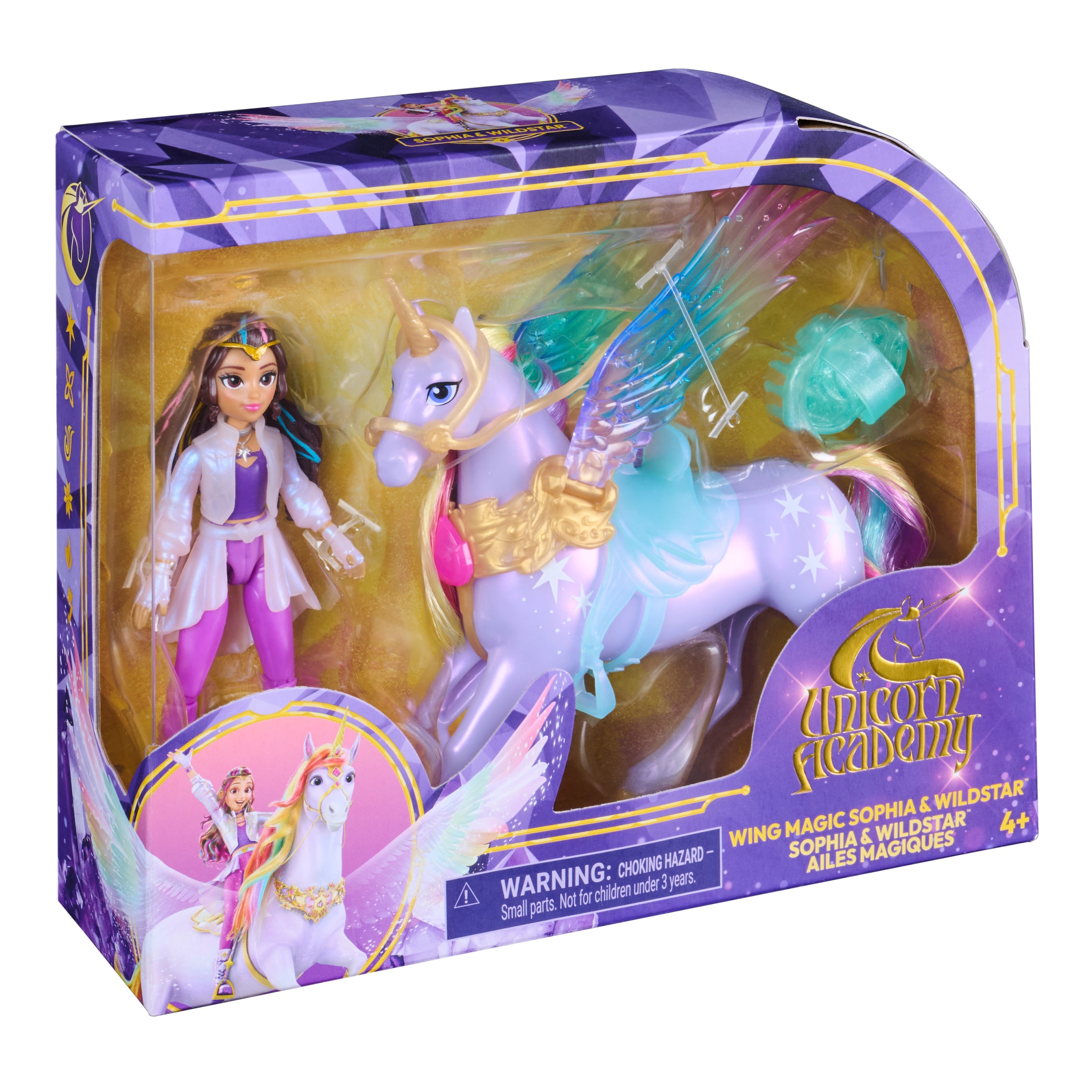 Spin Master Anziehpuppe »Unicorn Academy - Wing Magic Sophia und Wildstar Spielset«