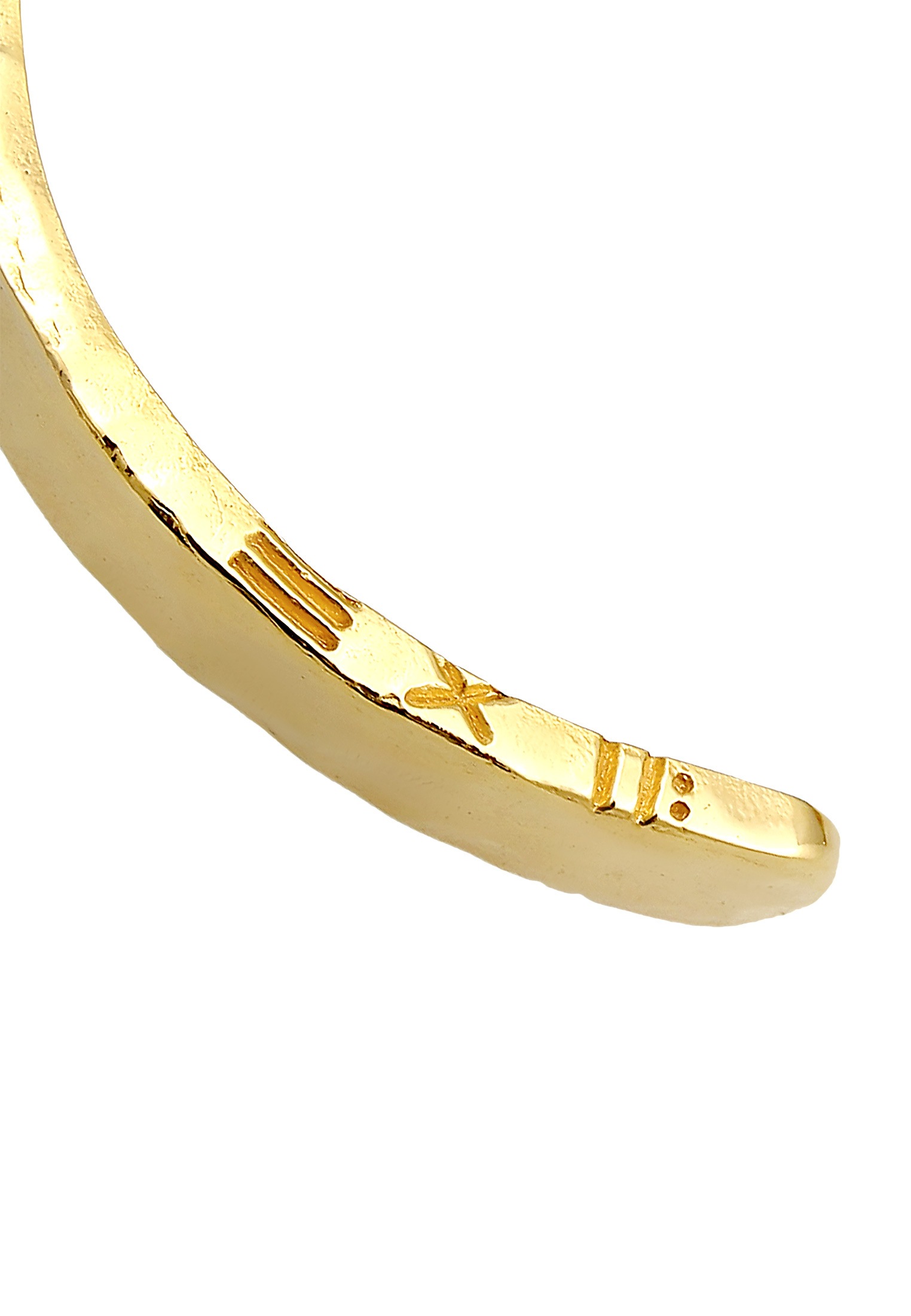 HAZE & GLORY Armreif »Armband Armreif - Salvation gehämmert 925 Silber«
