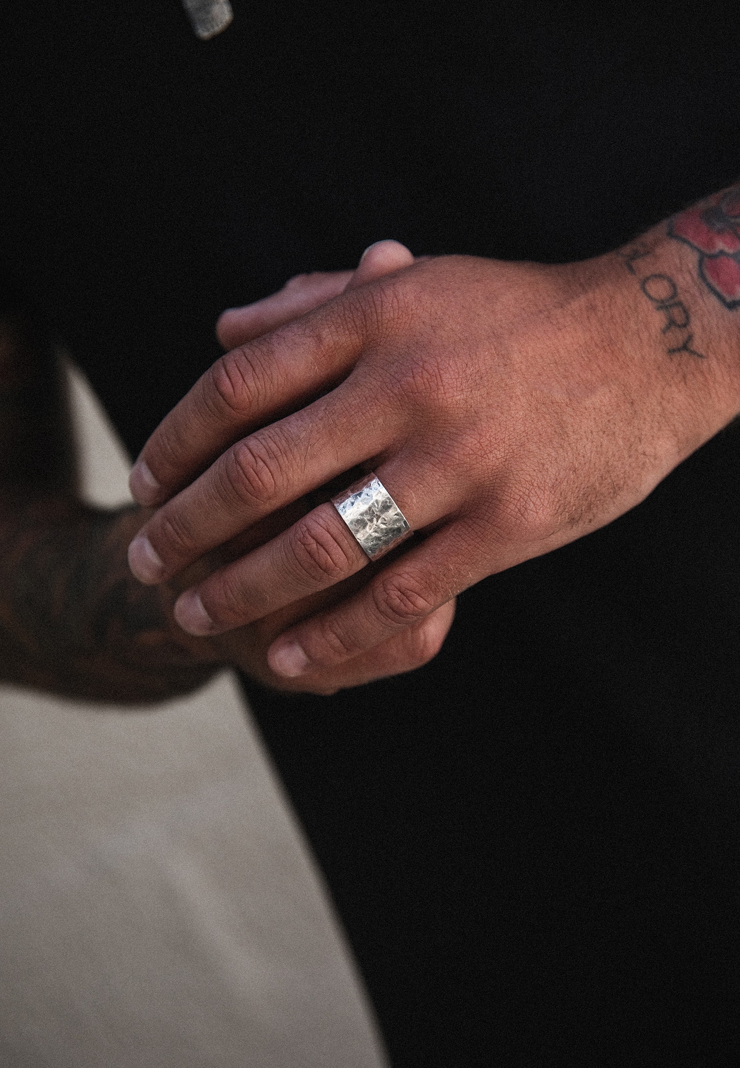 HAZE & GLORY Silberring »Ring Bandring - Feel Alive 925 Silber«