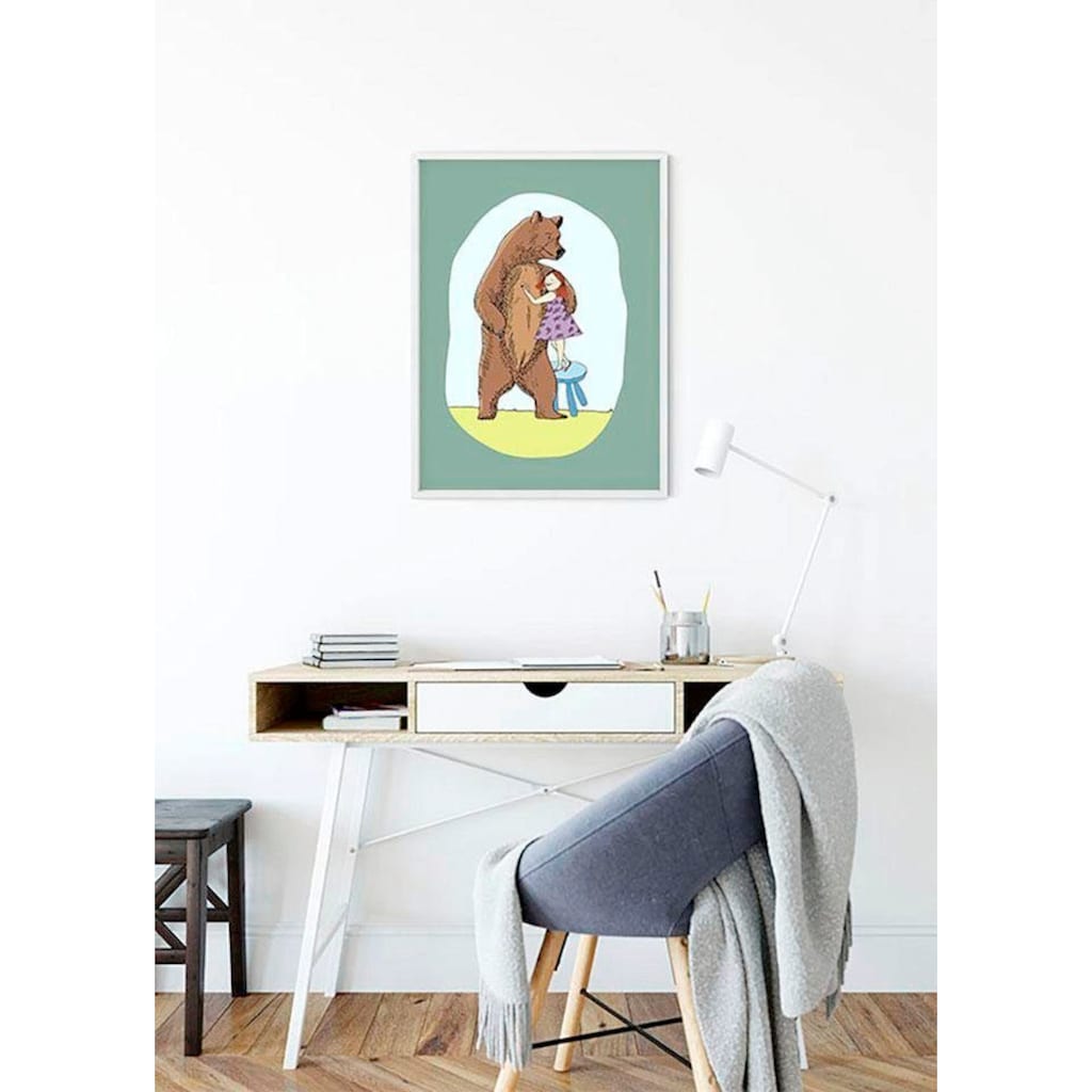 Komar Poster »Lili and Bear«, Tiere, Höhe: 50cm