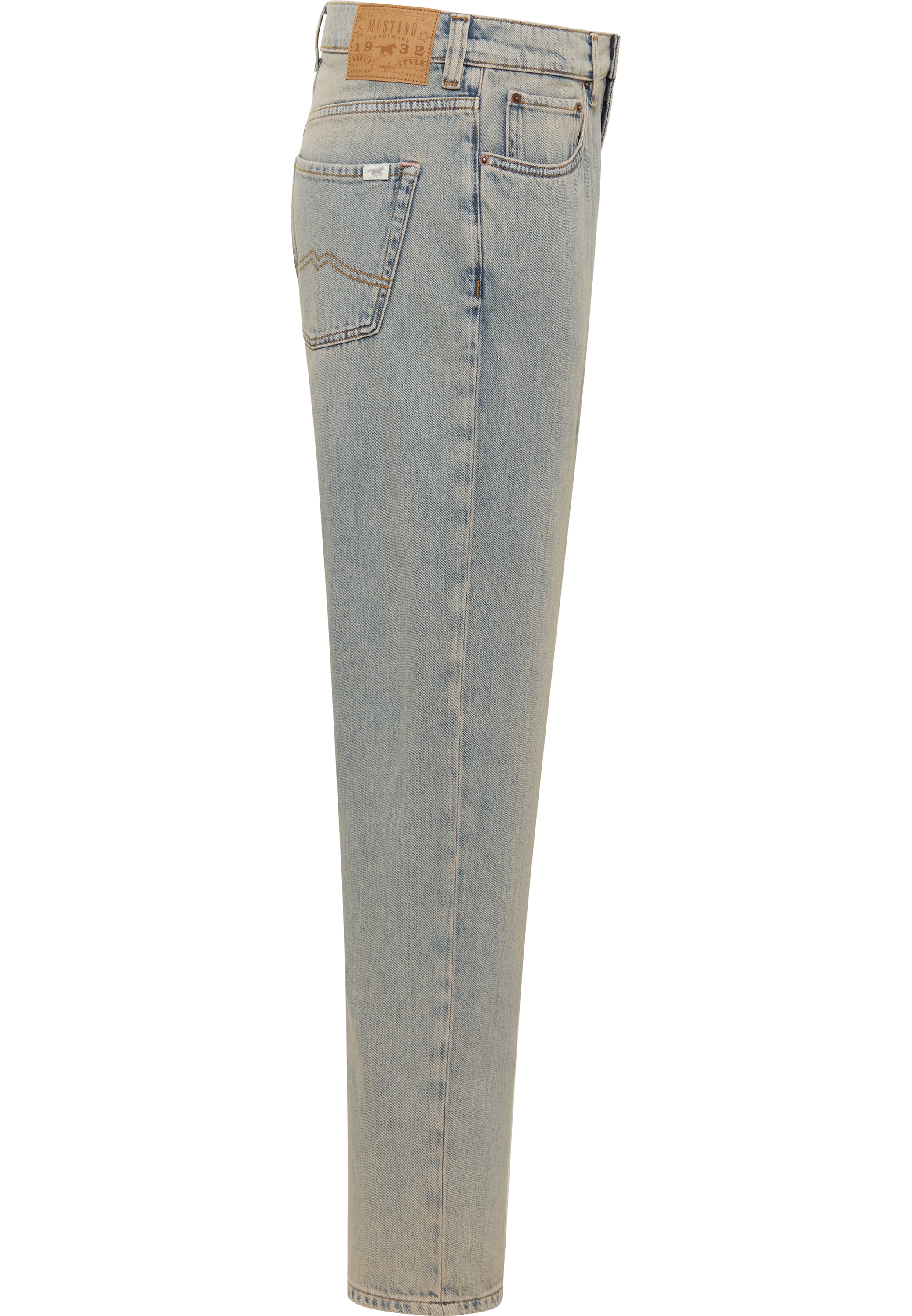 MUSTANG Straight-Jeans »Herren Style Jeff Relaxed Straight«