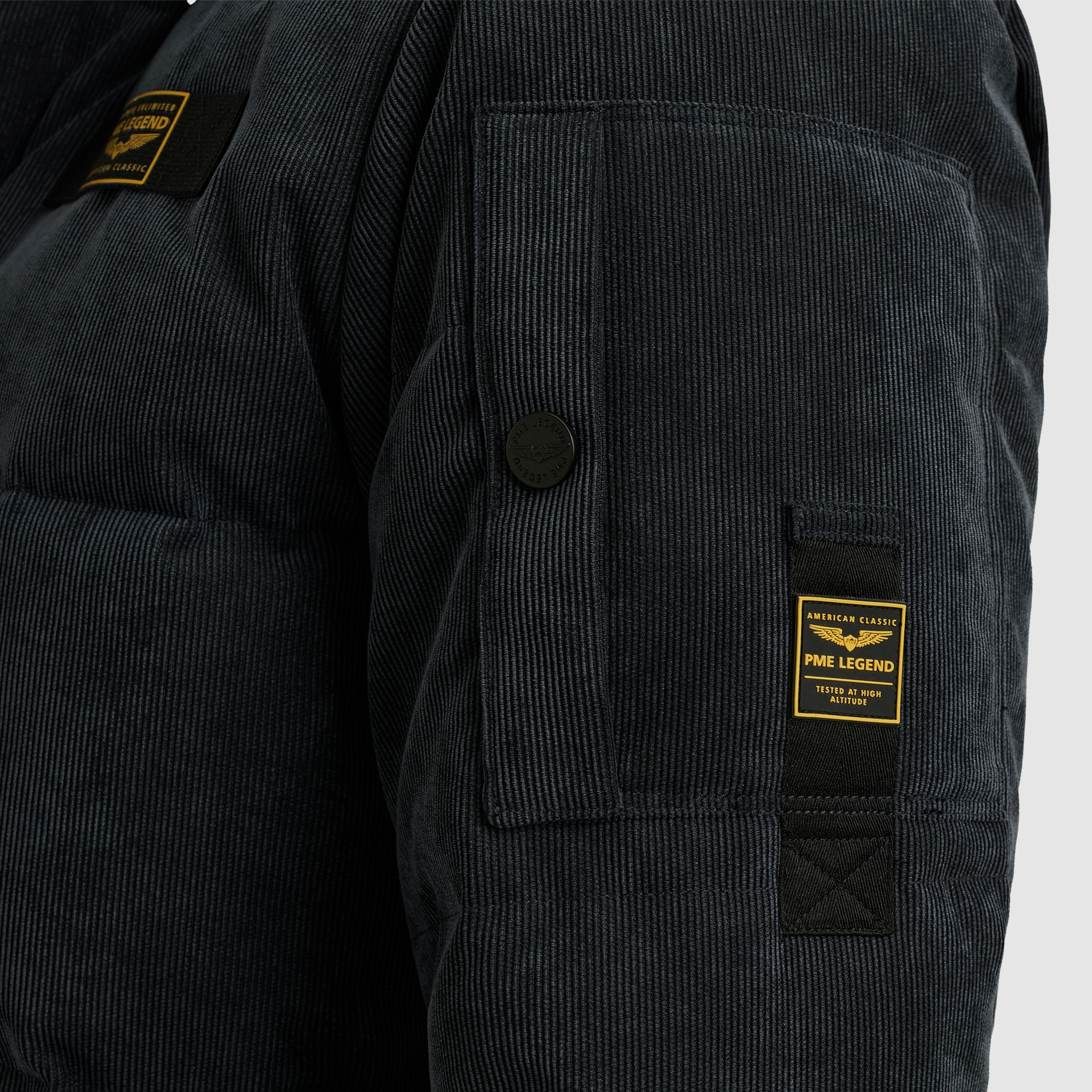 PME LEGEND Cordjacke »GOBBLER«, mit Kapuze, Ärmelabschluss mit Windstopper