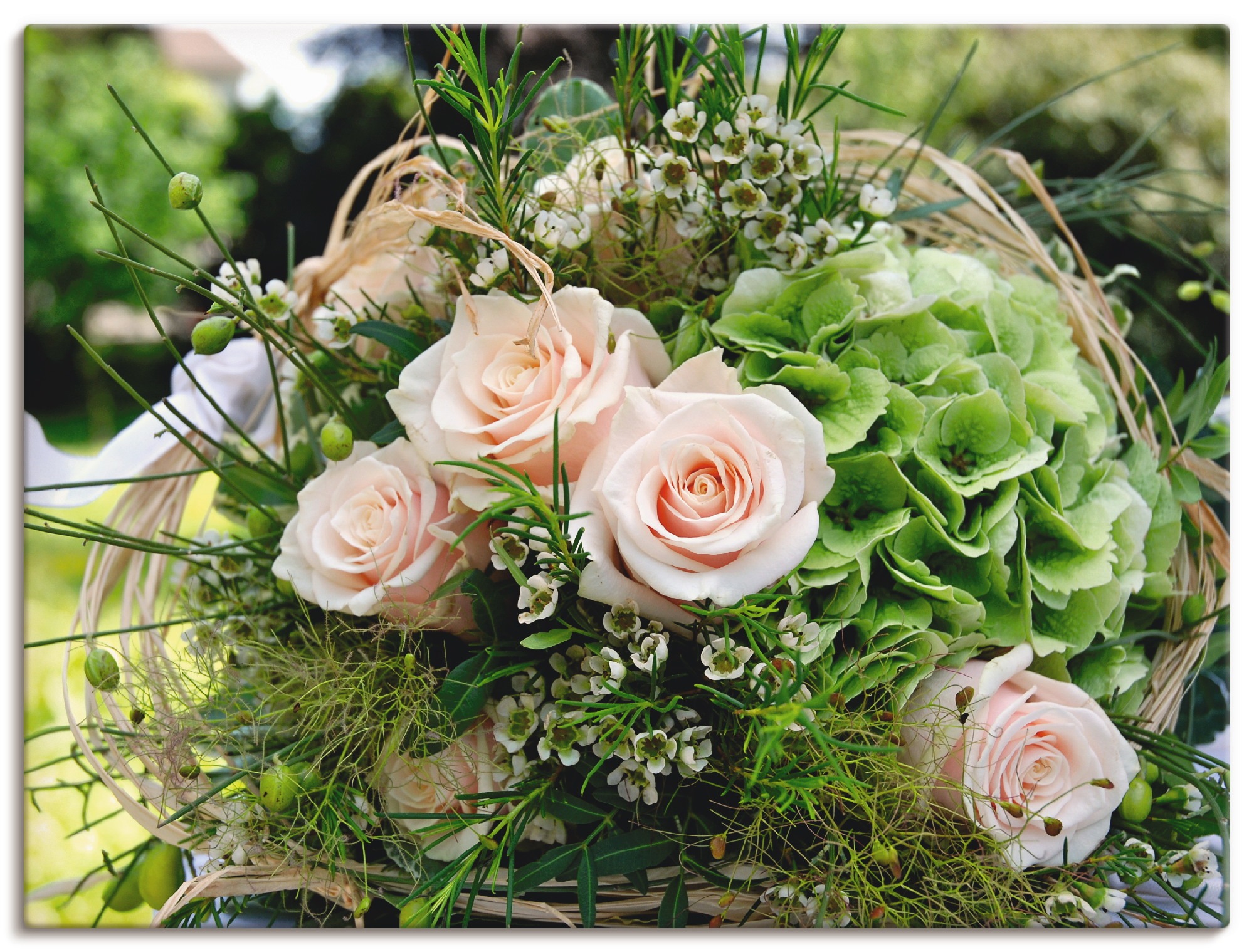 Artland Wandbild »Blumenstrauss«, Blumen, (1 St.), in vielen Größen & Produktarten - Alubild / Outdoorbild für den Außenbereich, Leinwandbild, Poster, Wandaufkleber / Wandtattoo auch für Badezimmer geeignet
