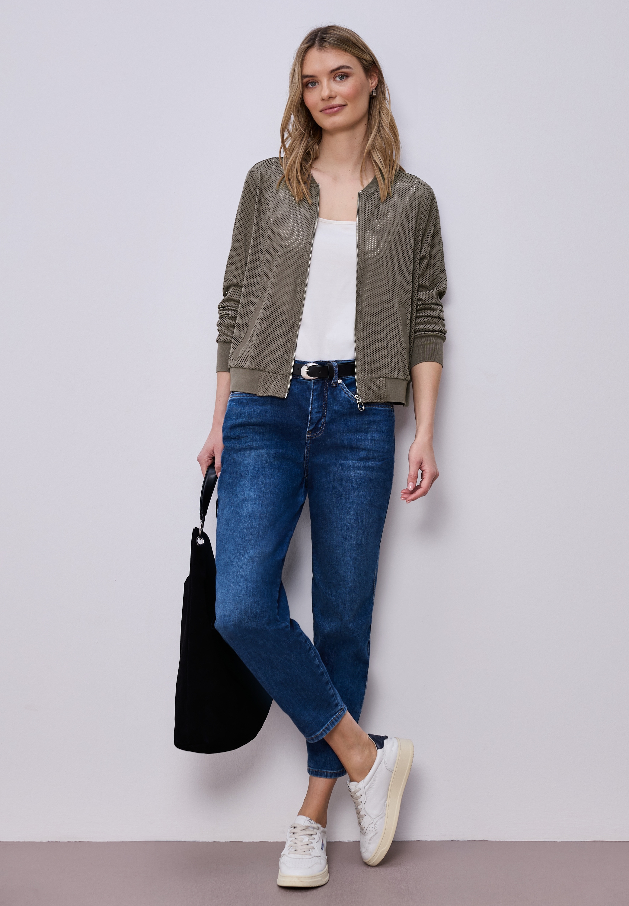 STREET ONE Blouson mit Rippbündchen