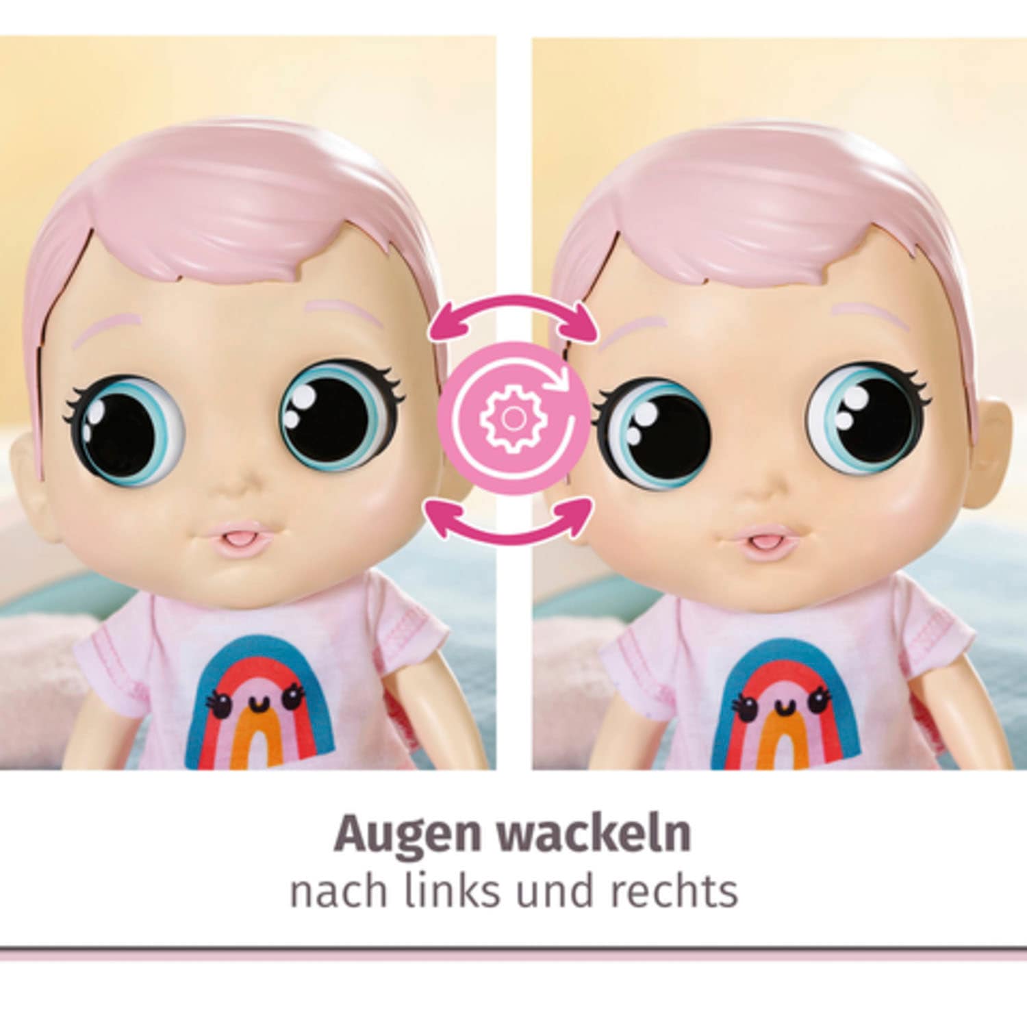 Zapf Creation® Babypuppe »Chou Chou Baby, Pink«, mit Soundeffekten und limitiertem Schlafanzug