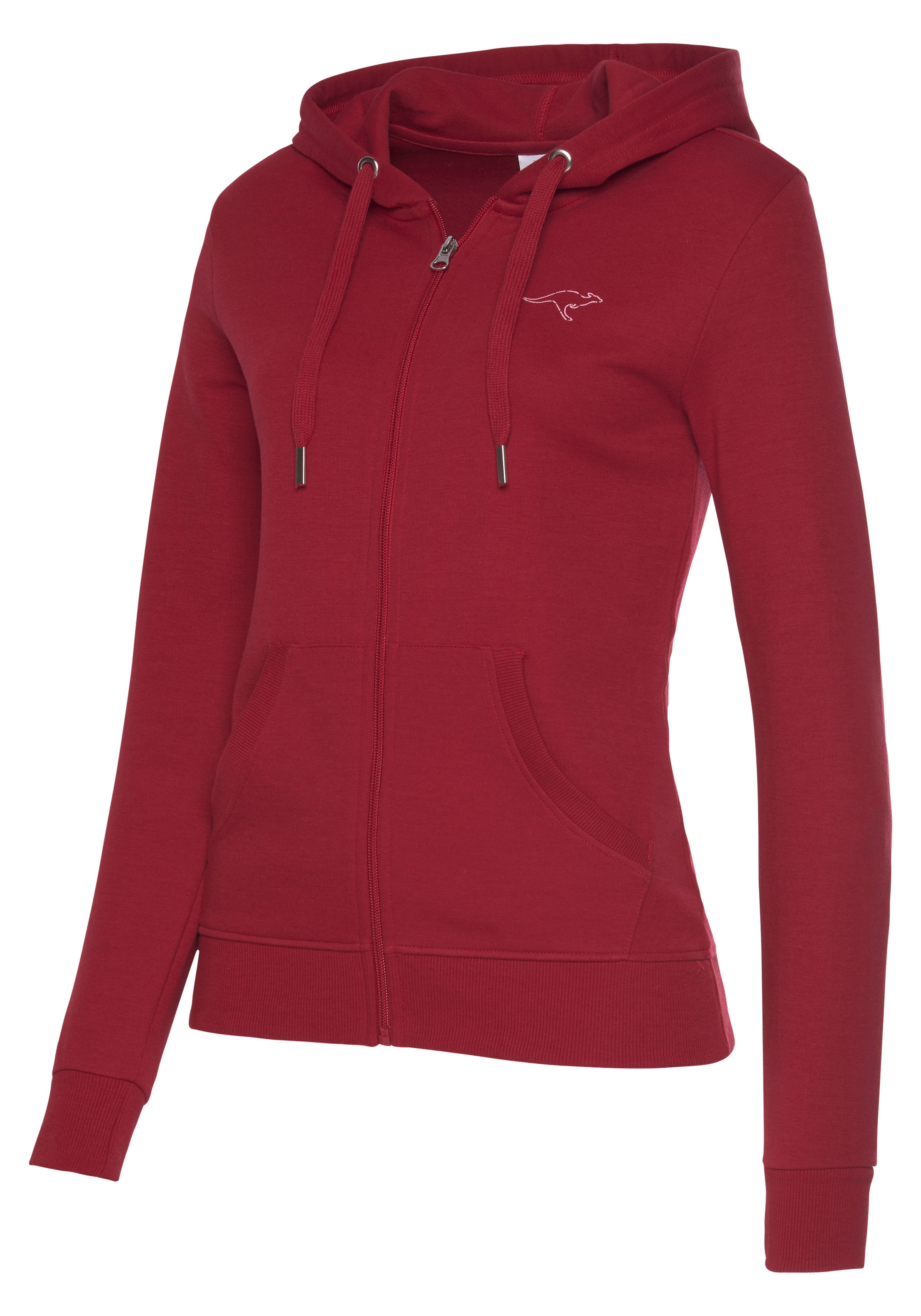 KangaROOS Sweatjacke, mit großem Logodruck auf dem Rücken, Loungeanzug