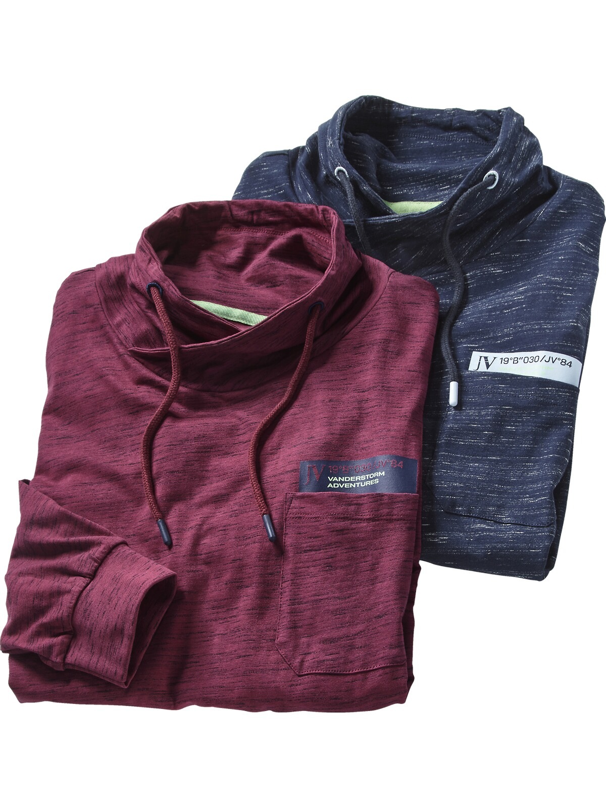 Jan Vanderstorm Sweatshirt »Sweatshirt KERVIK«, (1 tlg.), mit weitem Kragen