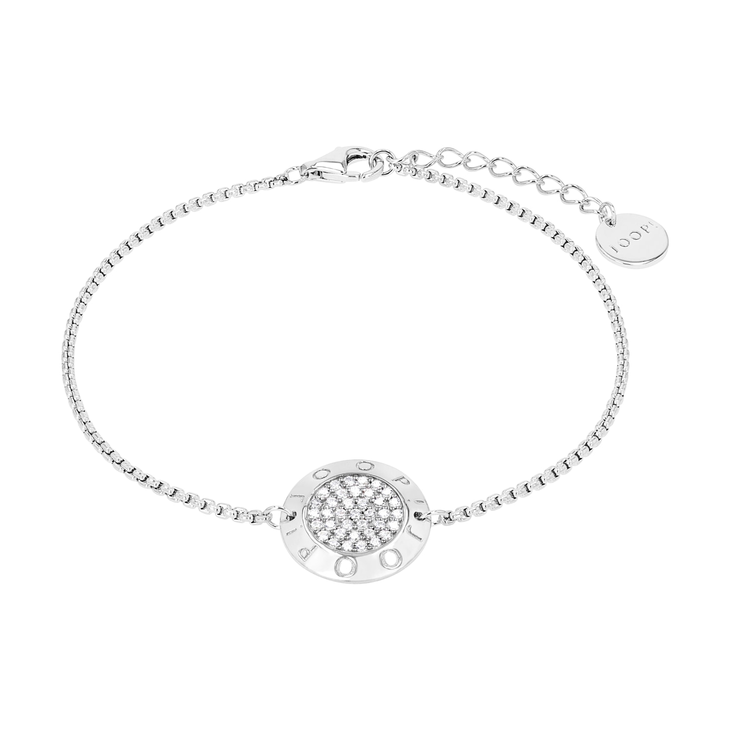 JOOP! Armband »Kreis« mit Zirkonia (synth.)