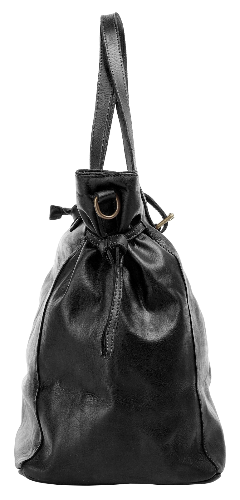 forty° Shopper echt Leder, Made in Italy