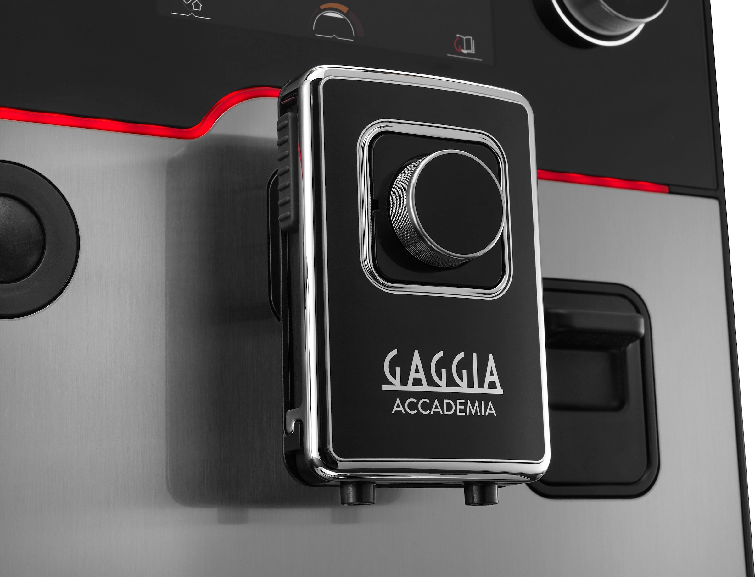 Gaggia Kaffeevollautomat »Accademia Stainless Steel«, vom Erfinder des Espresso - Barista@Home dank Espresso-Plus-System