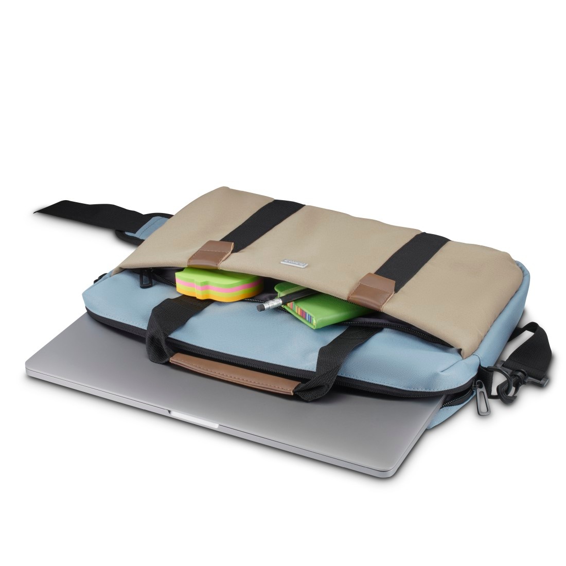Hama Laptoptasche »Notebooktasche für 34-36 cm (13,3 -14,1 Zoll), Trolleyband« Polyester, Laptopfach, Vordertasche Organizerstruktur