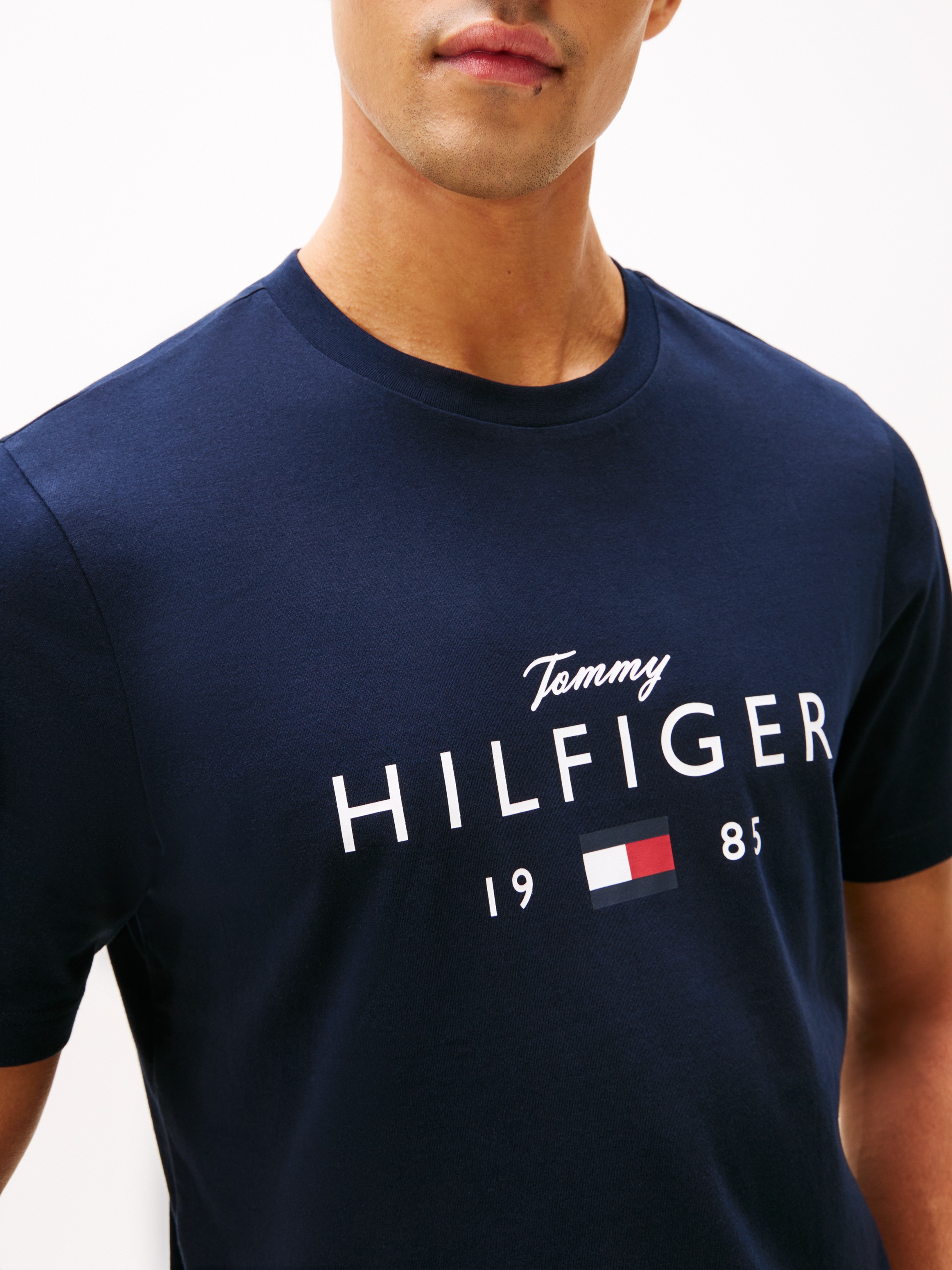 Tommy Hilfiger T-Shirt »BRAND LOVE BIG HILFIGER« regular fit, Rundhals, Jersey, mit Logo-Grafik