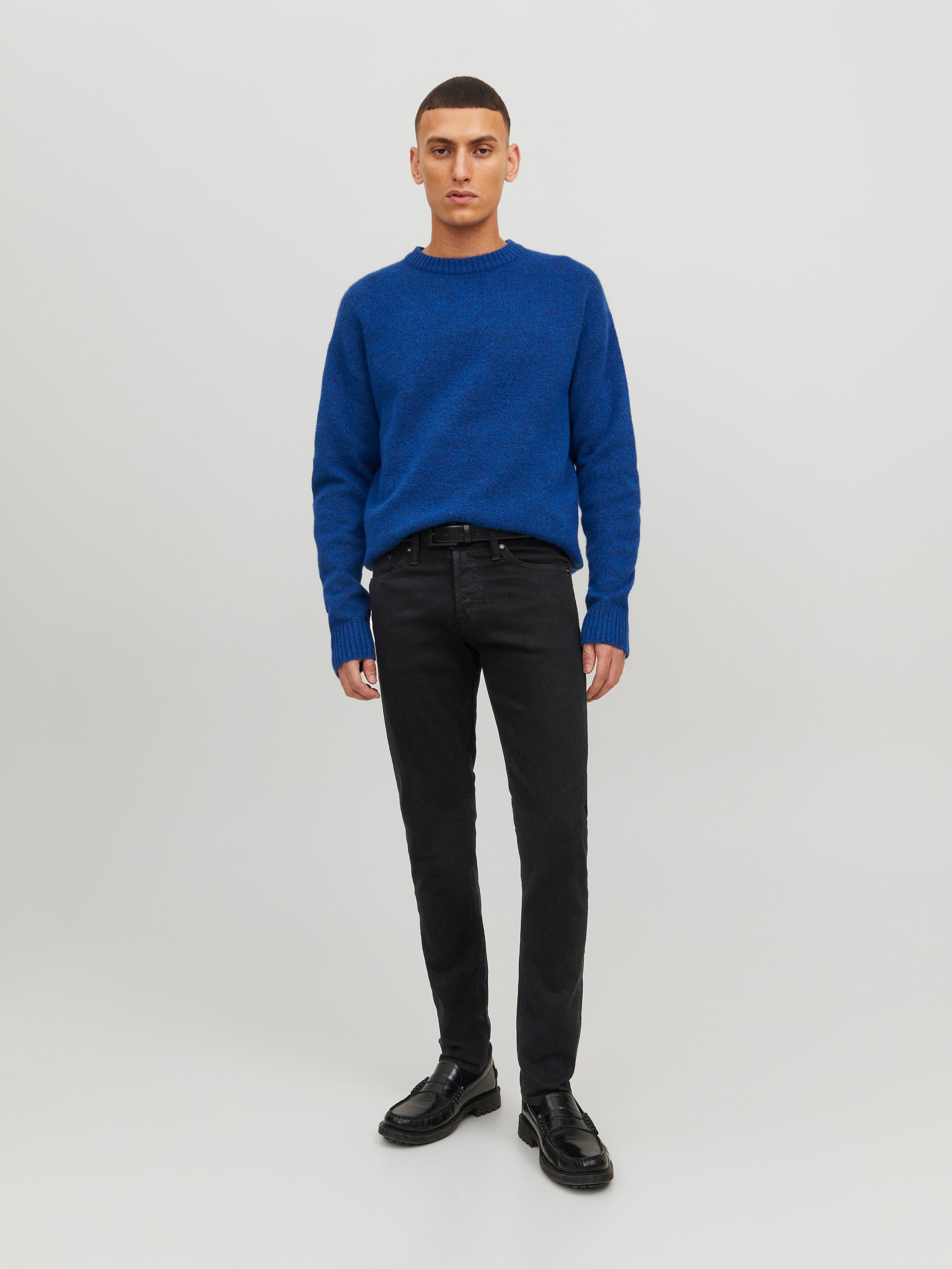 Jack & Jones Slim-fit-Jeans »JJIGLENN Jeans mit schmaler Beinform und Stretch für Komfort« Baumwollmischung, slim fit