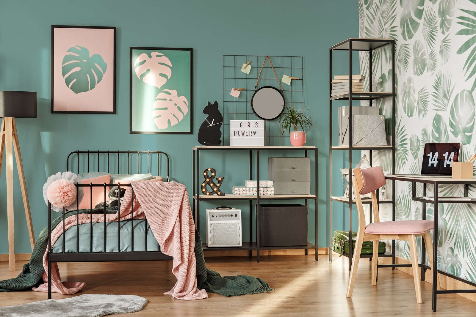 A.S. Création Wandfarbe »Premium Innenwandfarbe PURO Tuchmatt emerald green« ideal für Wohnzimmer, Schlafzimmer, Flur und Küche, Farbwelt Grün