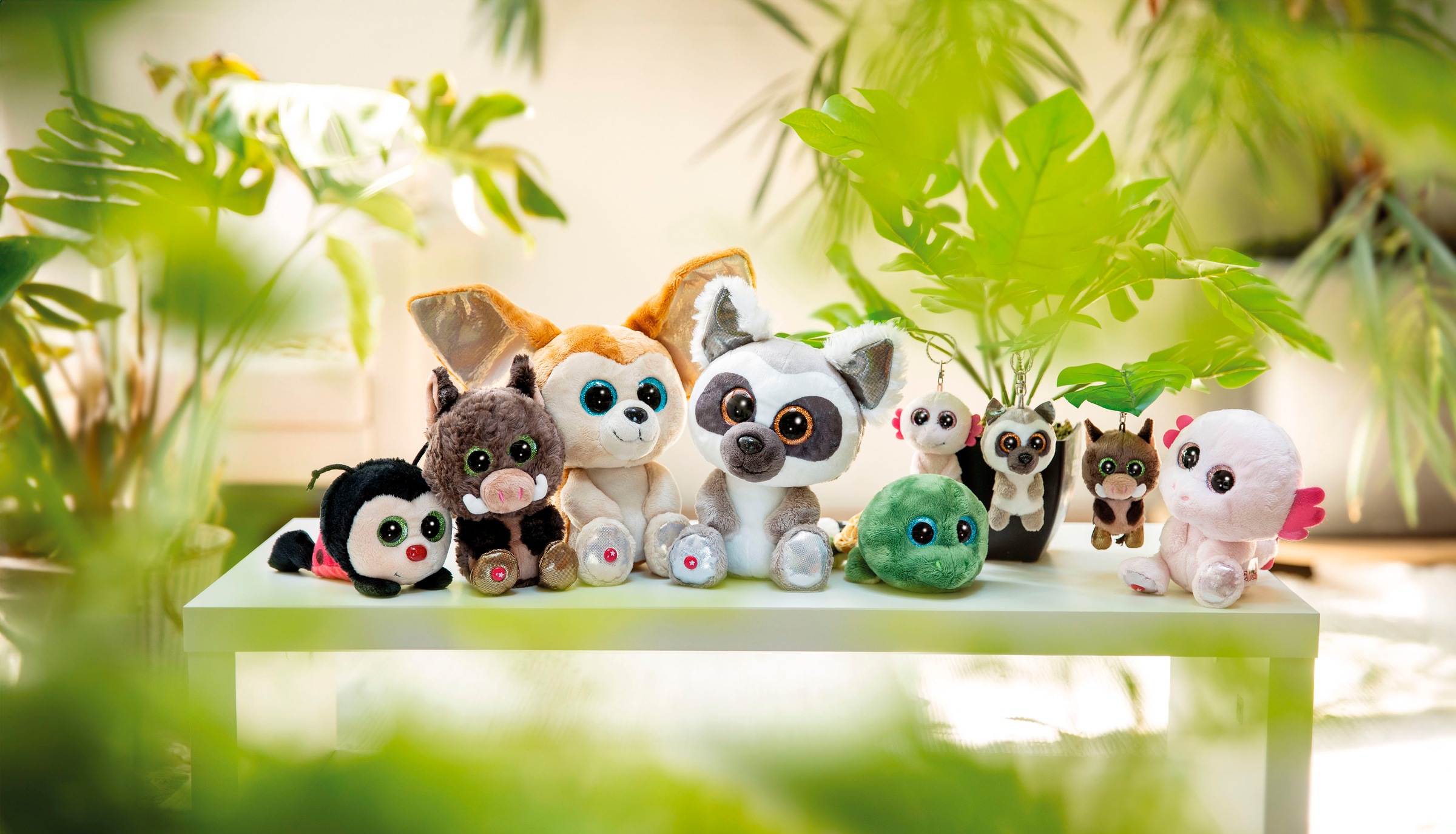 Nici Kuscheltier »Glubschis, Lemur King Lou 25 cm schlenkernd«