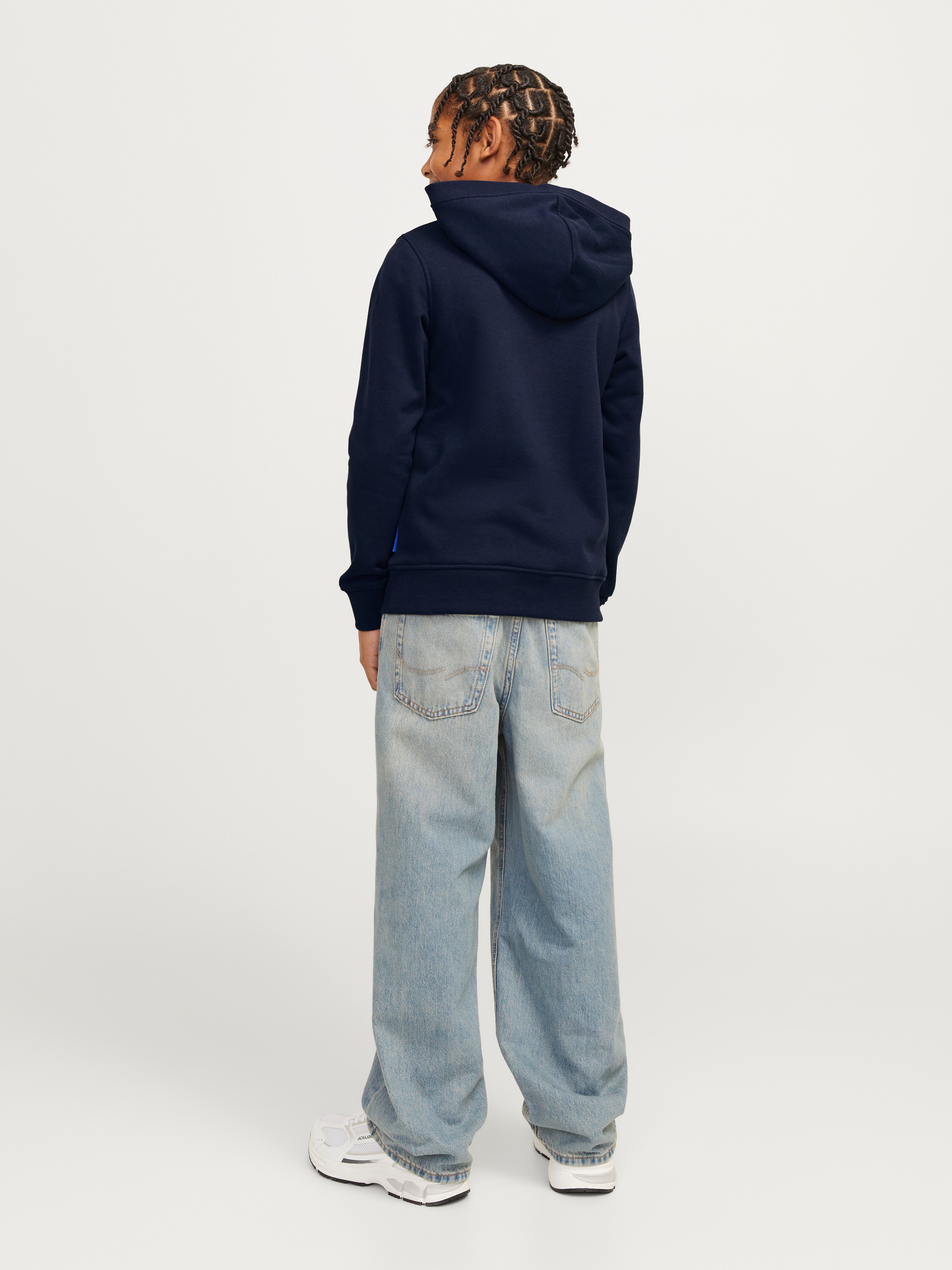 Jack & Jones Junior Kapuzensweatshirt »JORVESTERBRO NEWTON BRNDG SWEAT BF JNR«