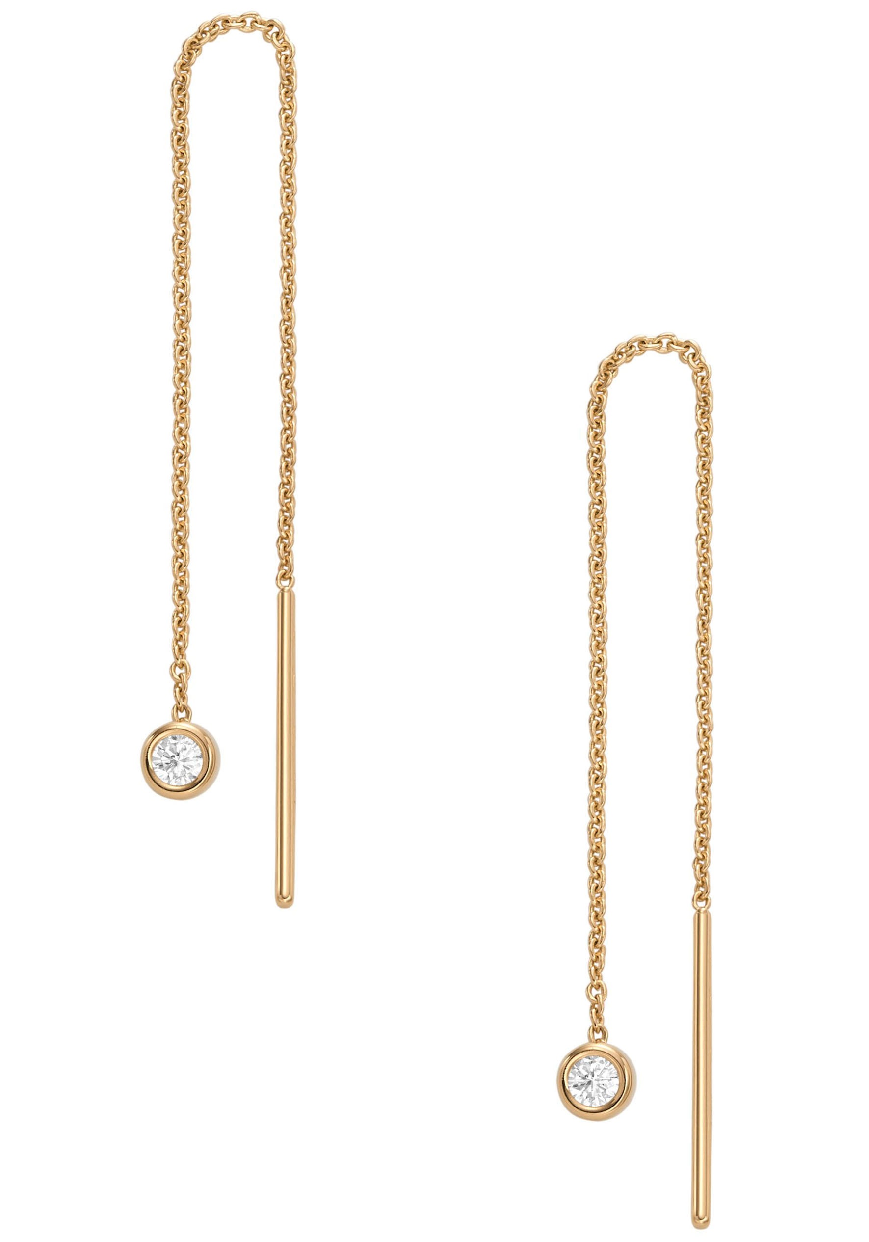 Skagen Paar Ohrhänger »KARIANA GLITZ, SKJS0037710«, mit Zirkonia (synth.)