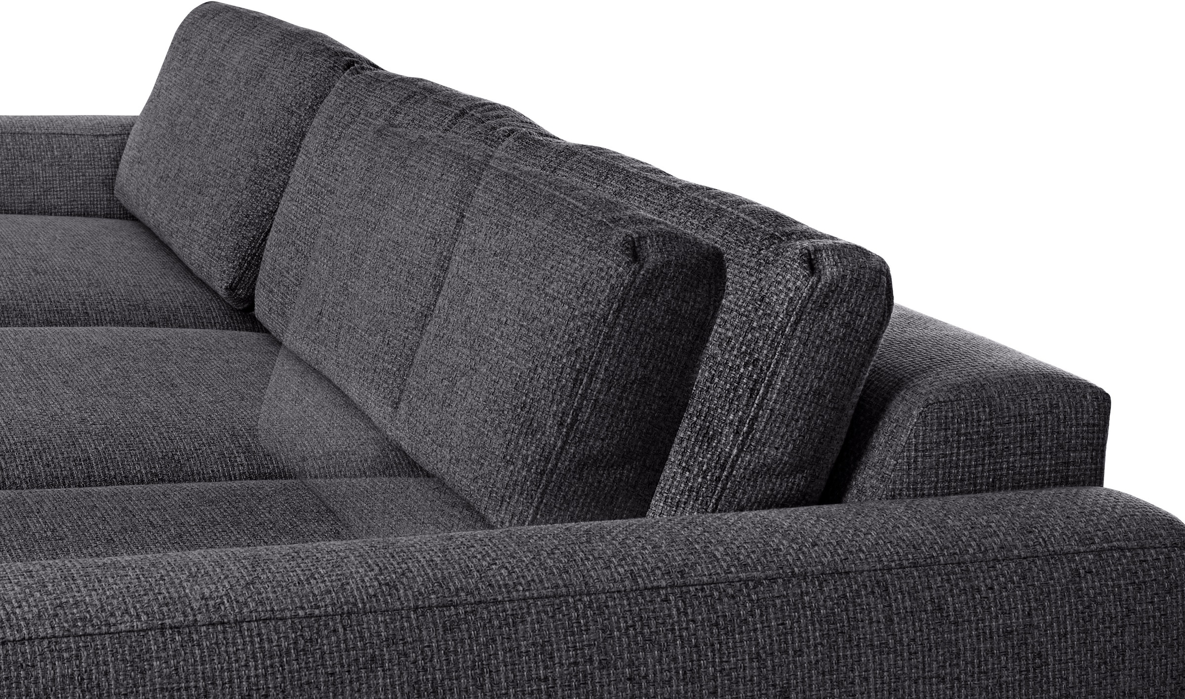 Places of Style Ecksofa »Bloomfield, L-Form«, extra tiefe Sitzfläche, wahlweise mit Sitztiefenverstellung