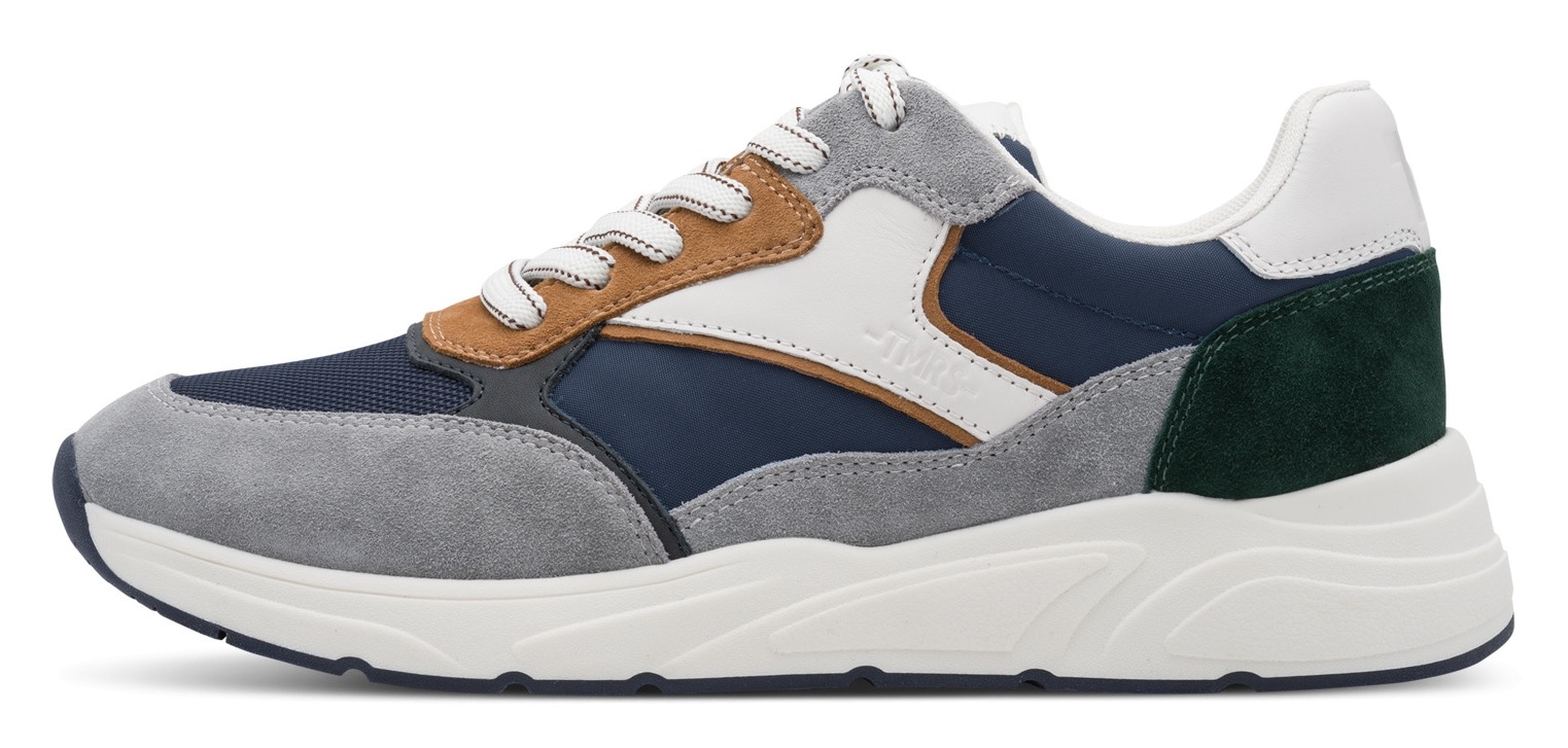 Tamaris Sneaker  Freizeitschuh, Schnürschuh mit modischen Kontrastbesätzen, für Herren