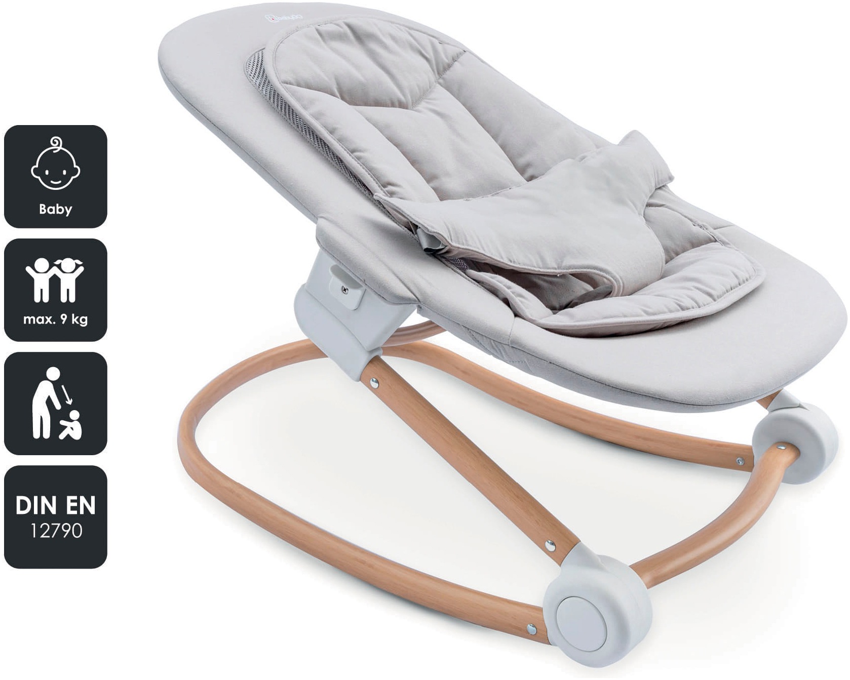 BabyGo Kombihochstuhl »Levels«, inklusive Wippe