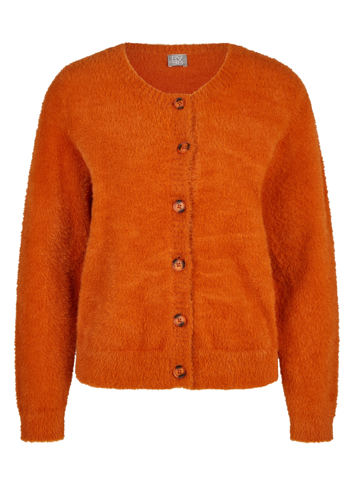 Rabe Strickjacke aus extra weichem Strick/Plüsch / mit Viskose