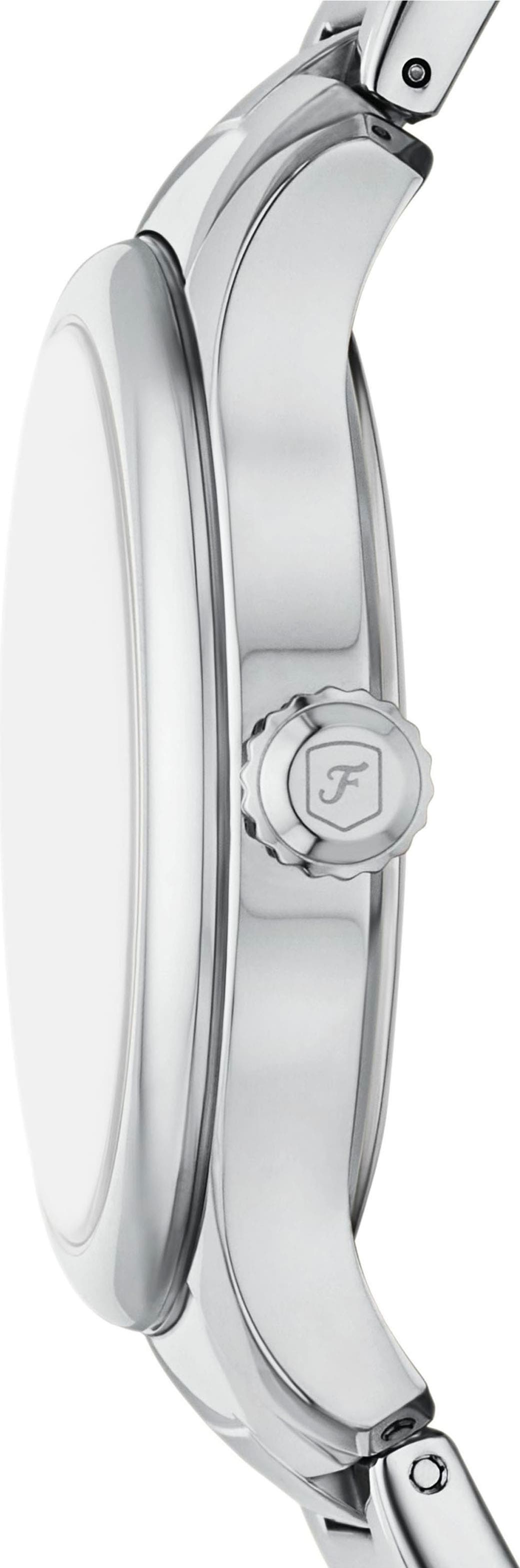 Fossil Quarzuhr »GILMORE«, Armbanduhr, Damenuhr, Edelstahlarmband, analog, Tag