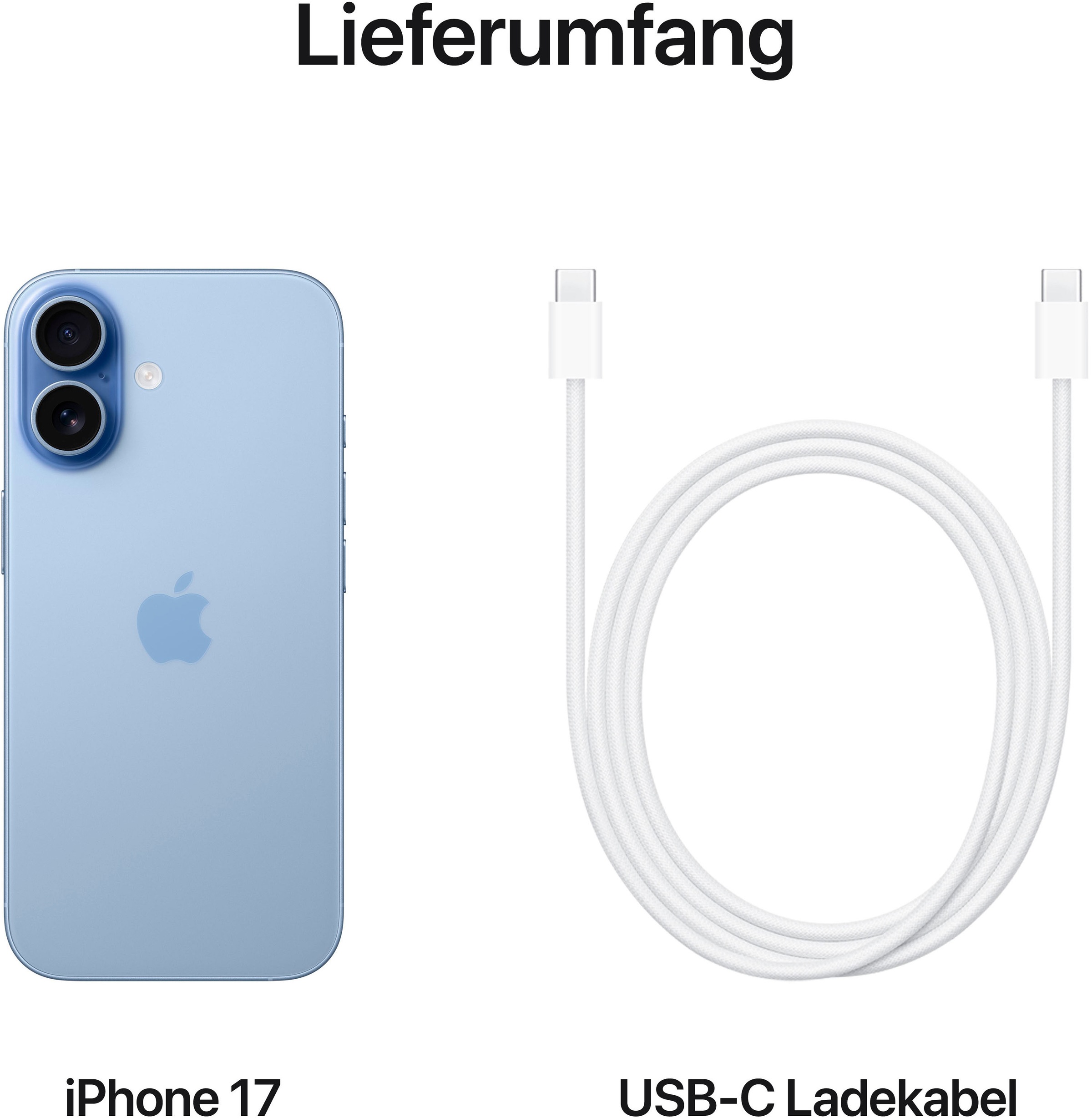 Apple Smartphone »iPhone 17«, Nebelblau