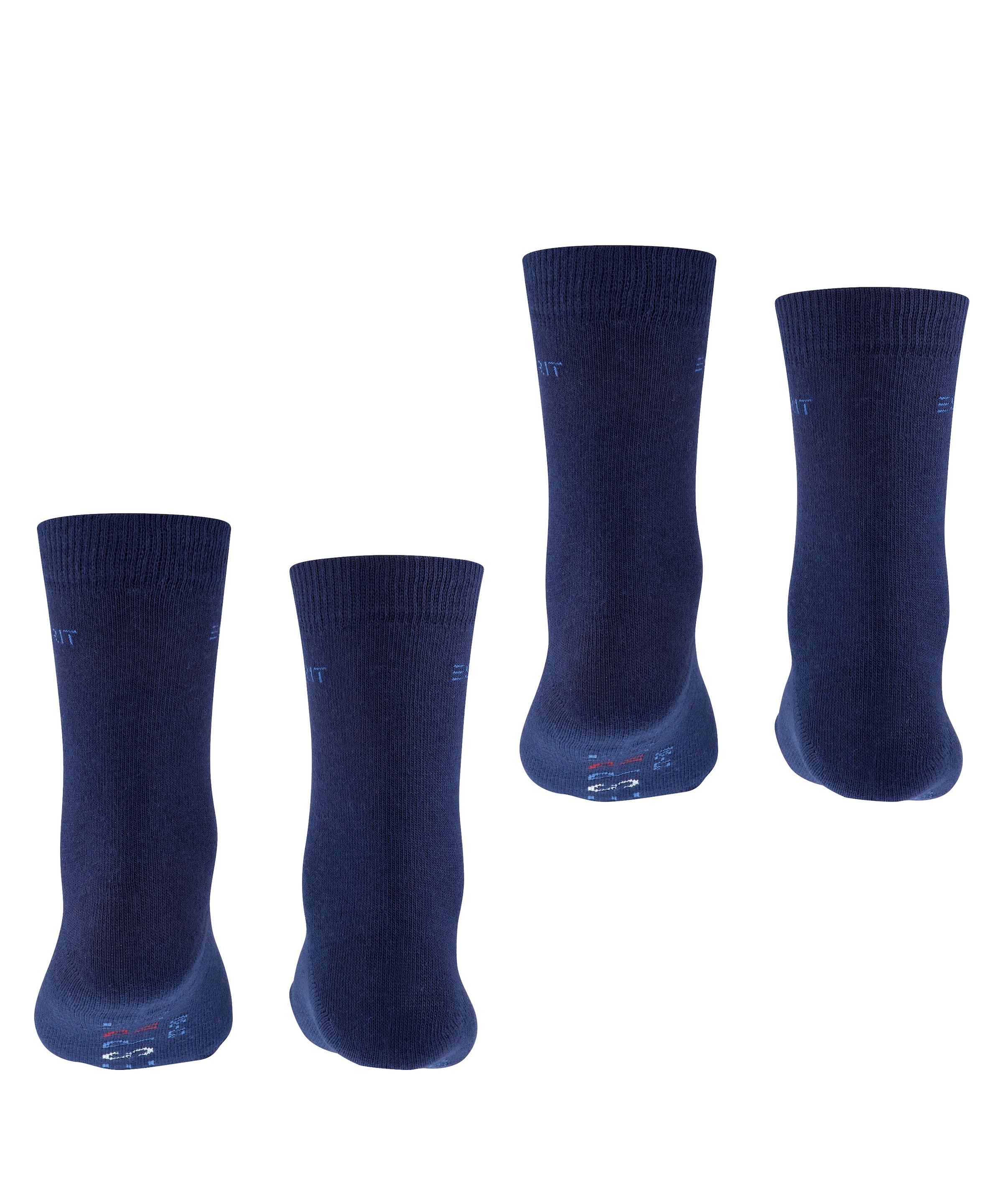 Esprit Socken »Foot Logo« 2 Paar,  kurz, verstärkt, hochwertig, uni