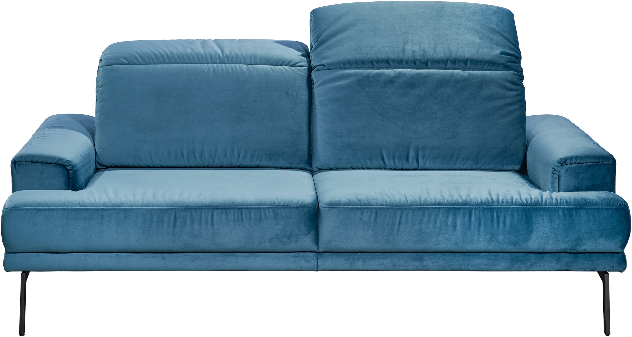 Musterring 2-Sitzer »MR 4580« inkl. Kopf- und Sitztiefenverstellung, Fuß schwarz, B198 x T103 cm