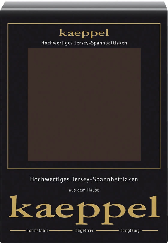 Kaeppel Spannbettlaken »Single Jersey Mako Elasthan« aus 97% Baumwolle und 3% Elasthan