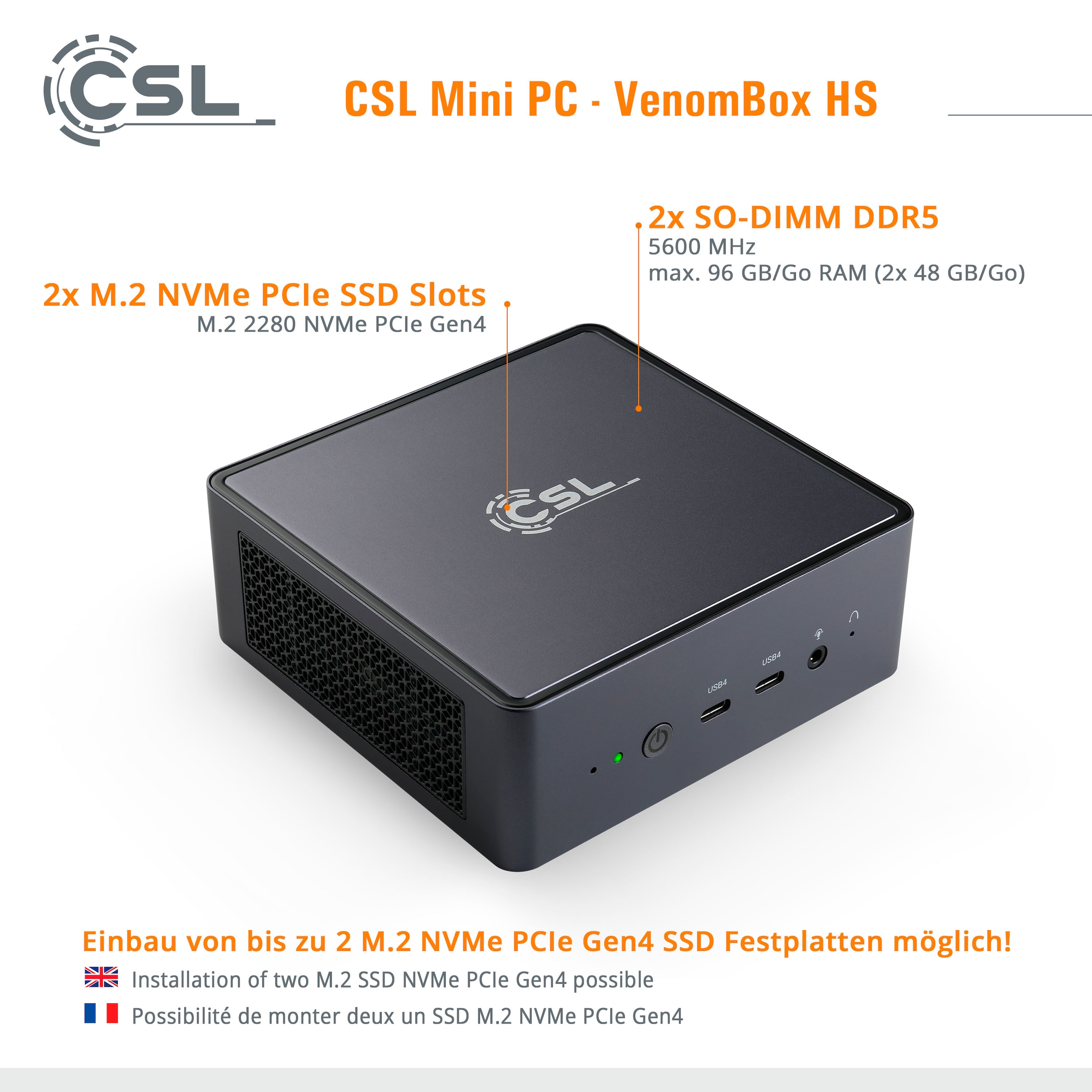 CSL Gaming-PC »VenomBox 8845 HS Windows 11 Pro«