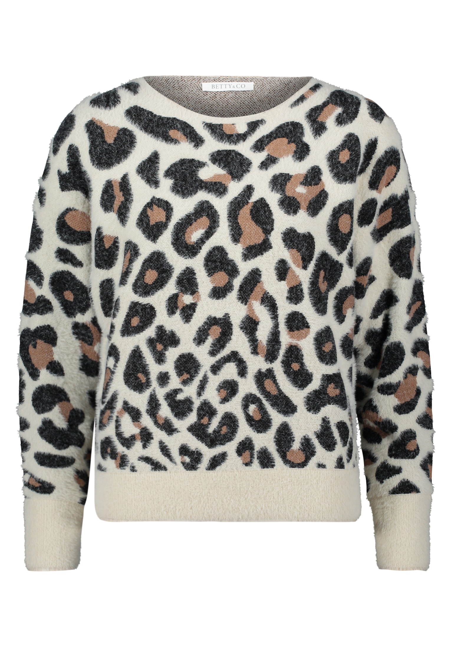 Betty&Co Strickpullover »Strickpullover mit U-Boot-Ausschnitt«