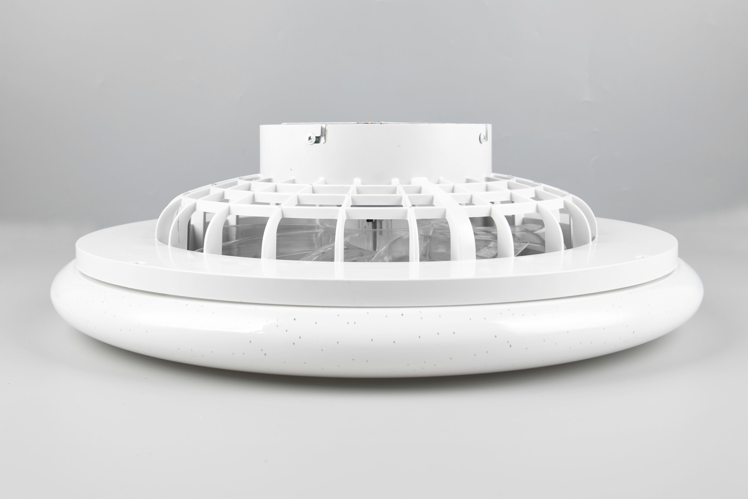 REALITY Leuchten LED Deckenleuchte »Stralsund Deckenventilator«, 1 flammig, Leuchtmittel LED-Board | LED fest integriert, Deckenlampe, Ventilator 3 Stufen, Fernbed. Lichtfarbe einstellbar RGBW