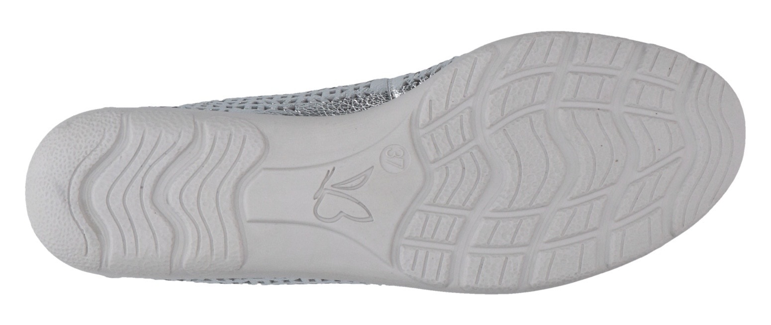 Caprice Ballerina, Slipper, Bequemschuh, Schlupfschuh mit Perforation