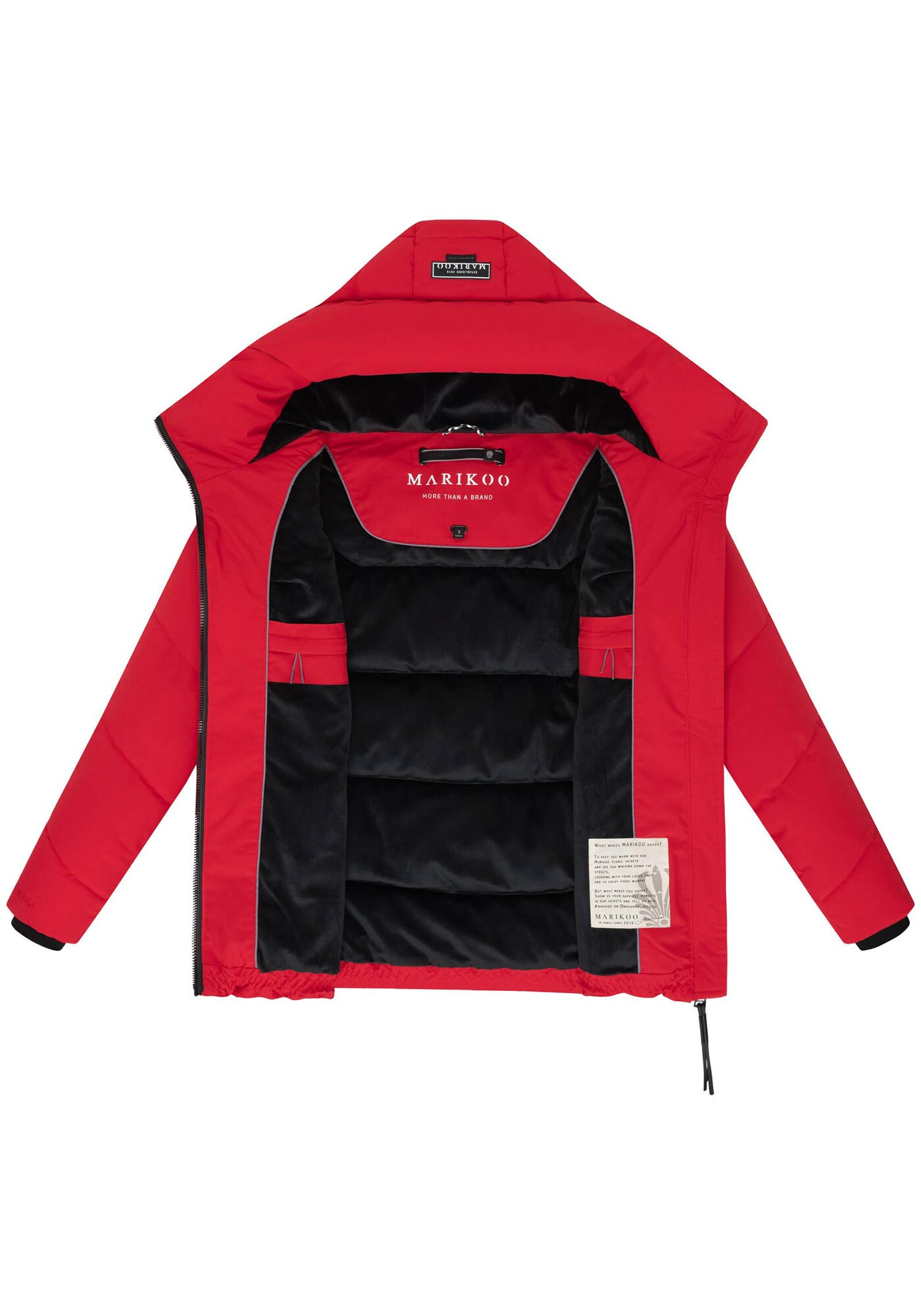 Marikoo Winterjacke »Marikoo Kuscheltatze Damen Winter Steppjacke N077«