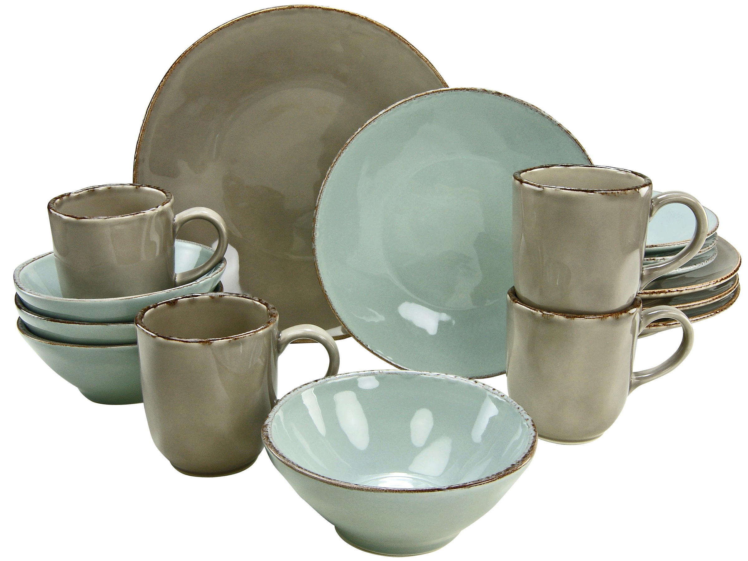 Kaffeeservice Service, Personen 16 CreaTable Set, 4 OSLO«, 16 Teile, für (Set, kaufen bei Kombiservice 4 Personen), für tlg., OTTO und Antik-Look, Tafelservice »Geschirr-Set im