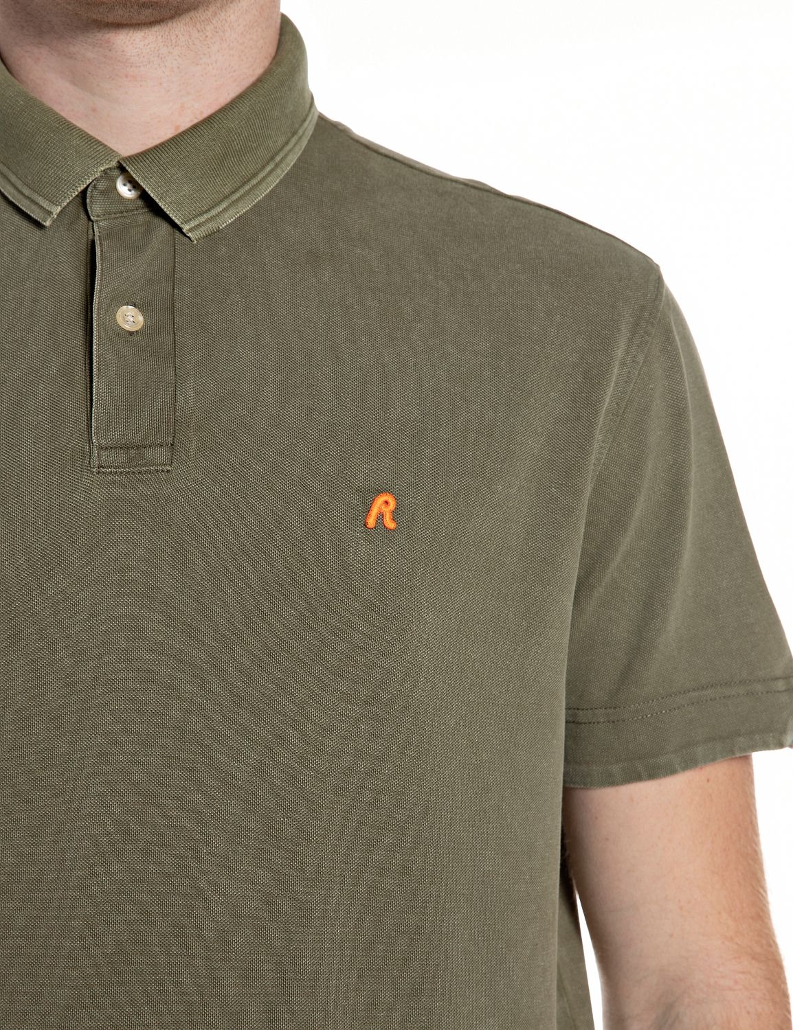 Replay Poloshirt aus Baumwollpiqué, Regular Fit