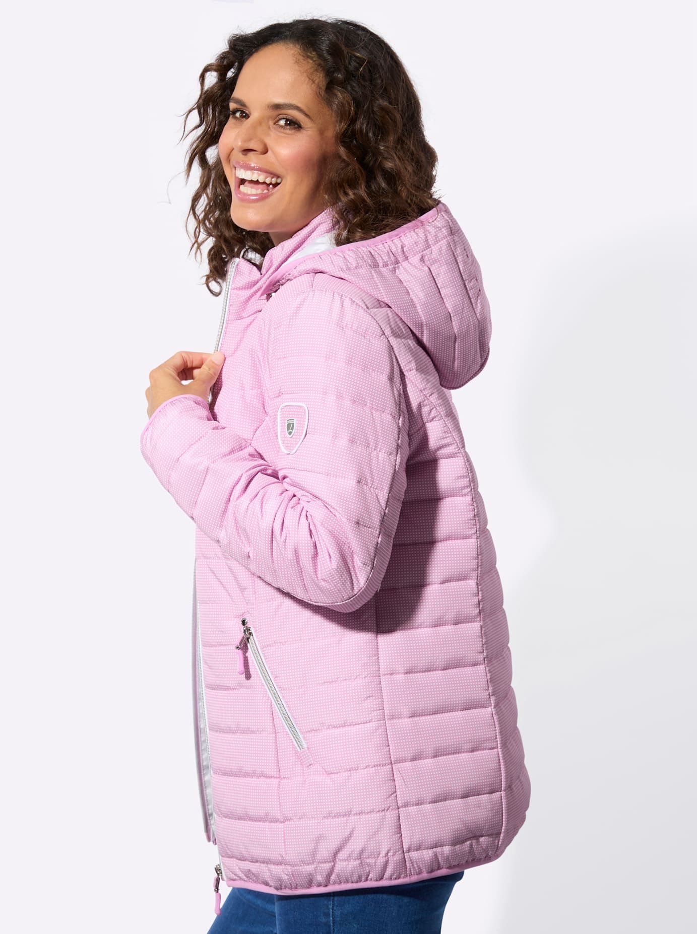 Casual Looks Steppjacke mit Kapuze
