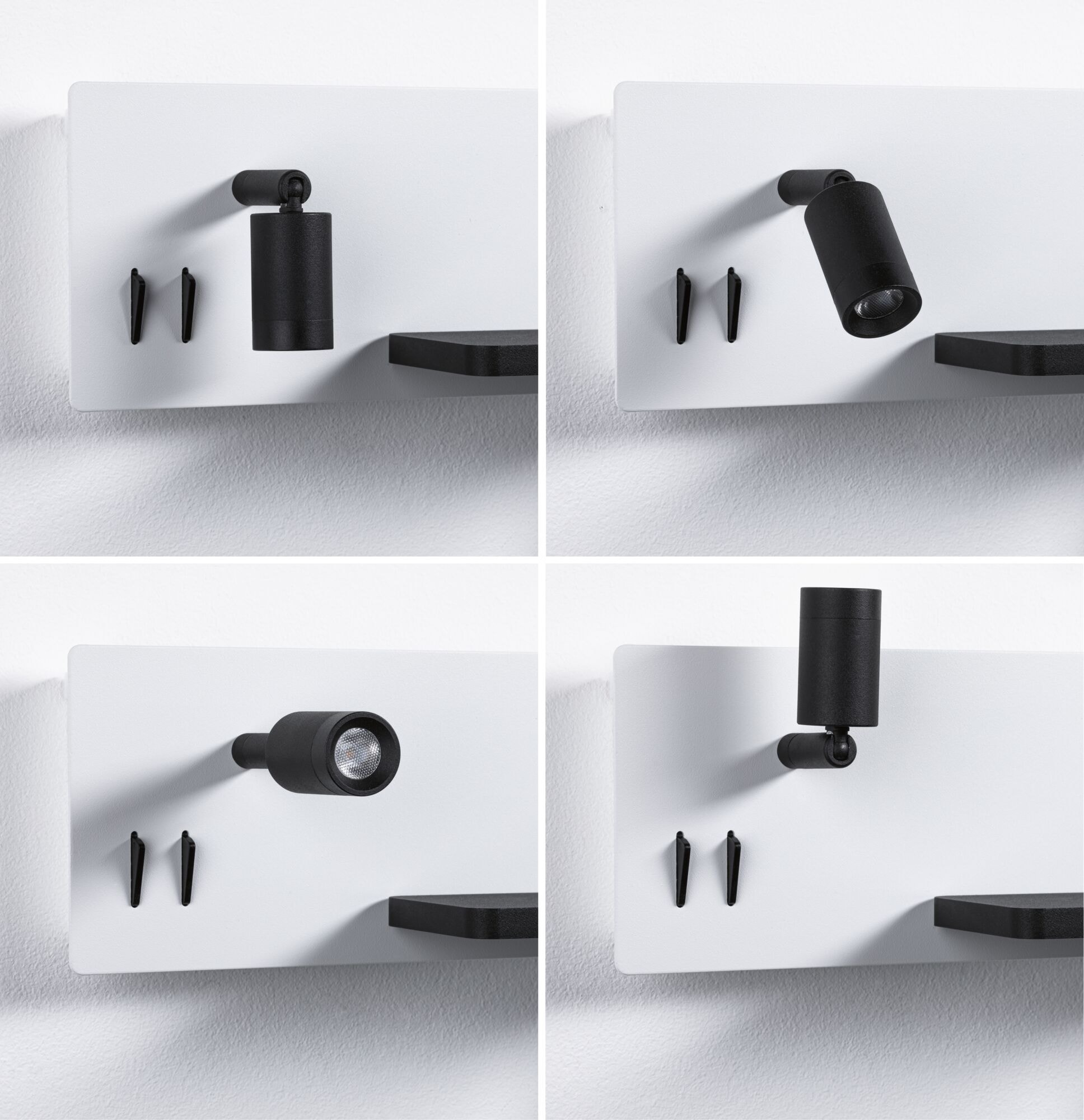 Paulmann LED Wandleuchte »Serra 2700K 650lm / 200lm 230V 5,5 / 1x2,6W« 1 Stk. Warmweiß Bettleuchte, USB C, dimmbar